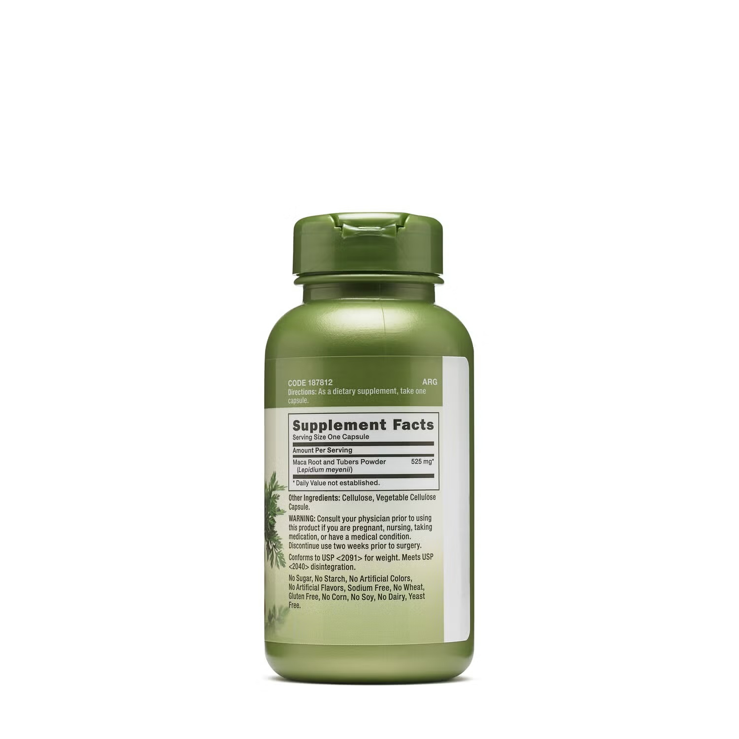 Maca Root 525mg - 100 Capsules (100 Servings)