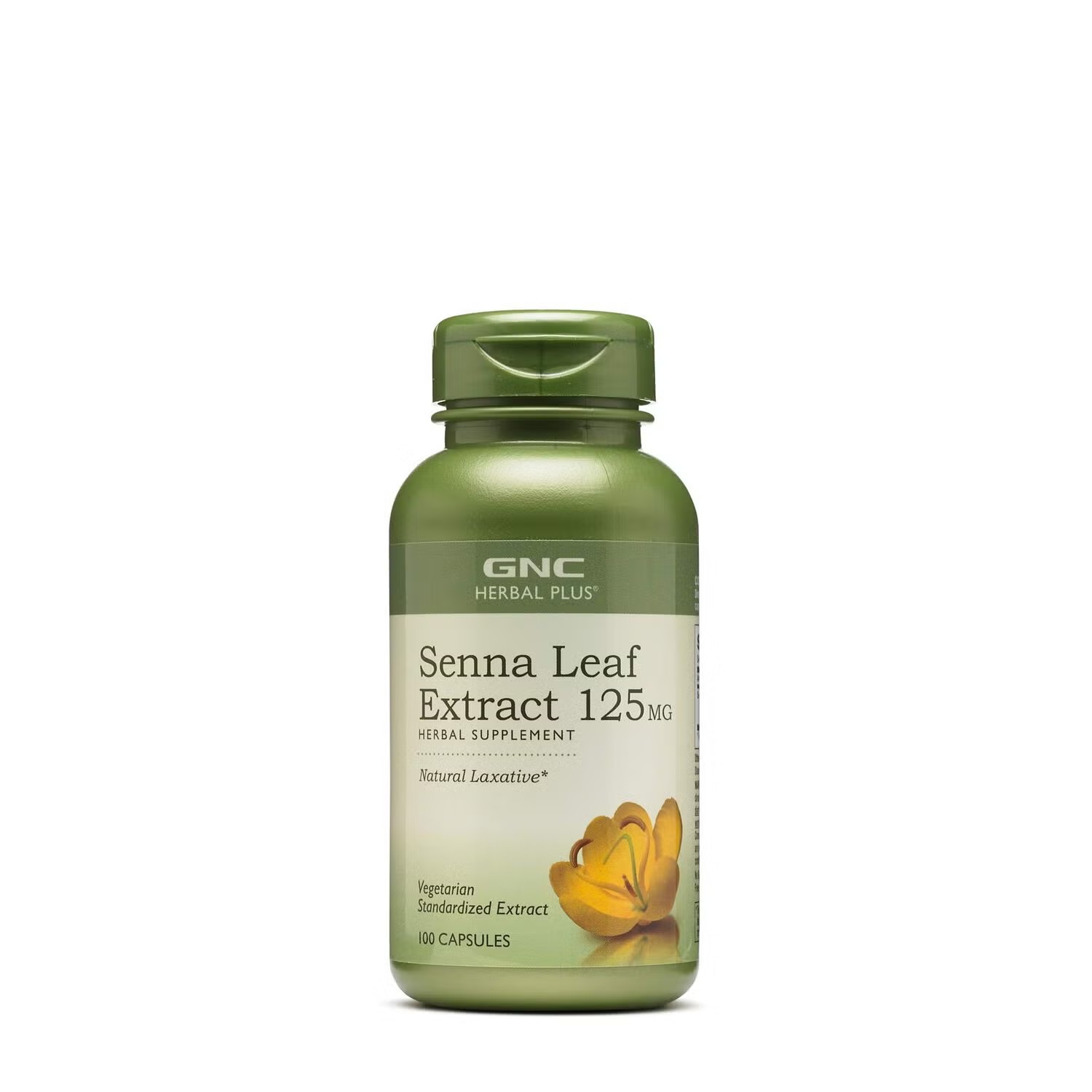 Senna Leaf Extract 125MG - 100 Capsules (100 Servings)
