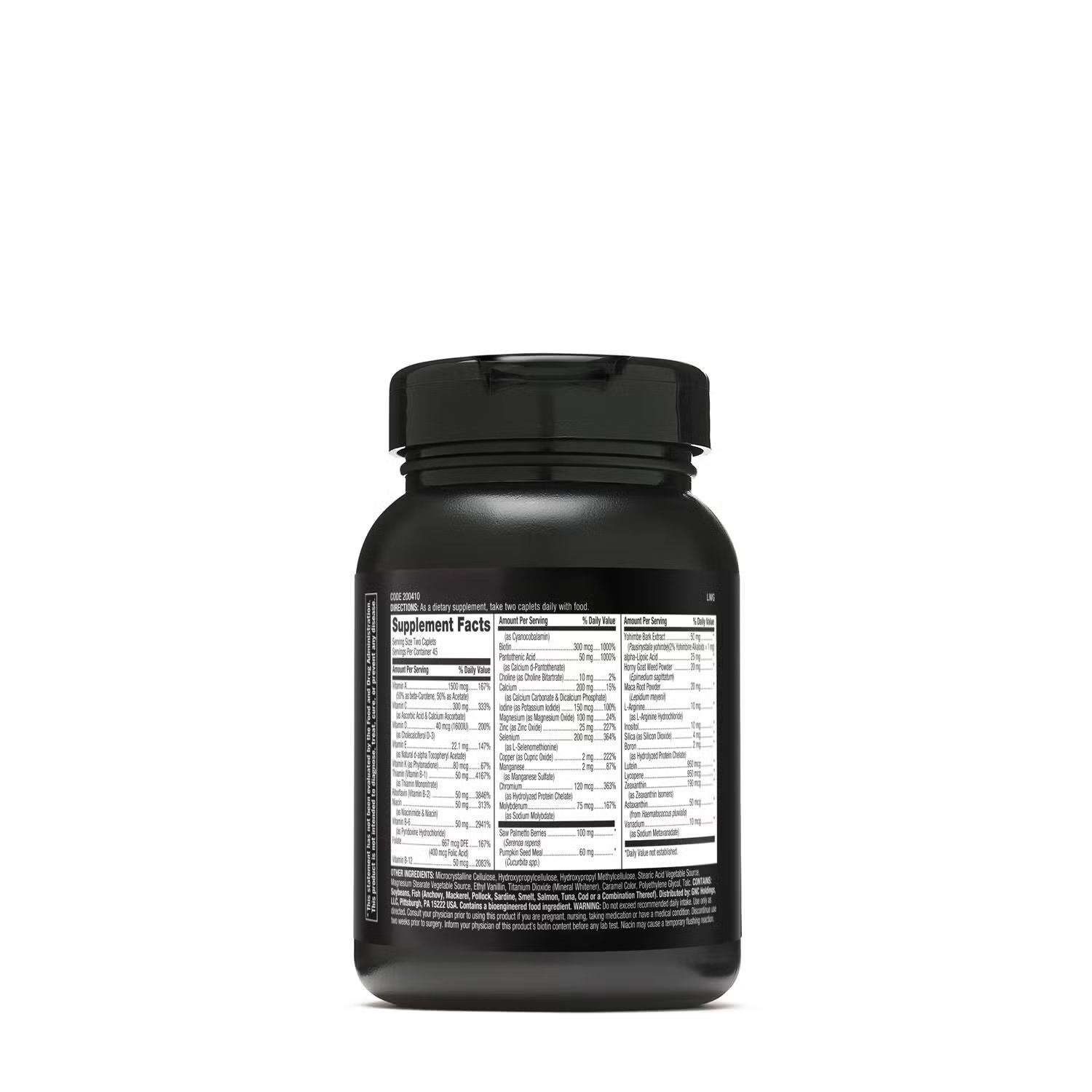 Prostate and Virility Multivitamin - 90 Caplets (45 Servings)