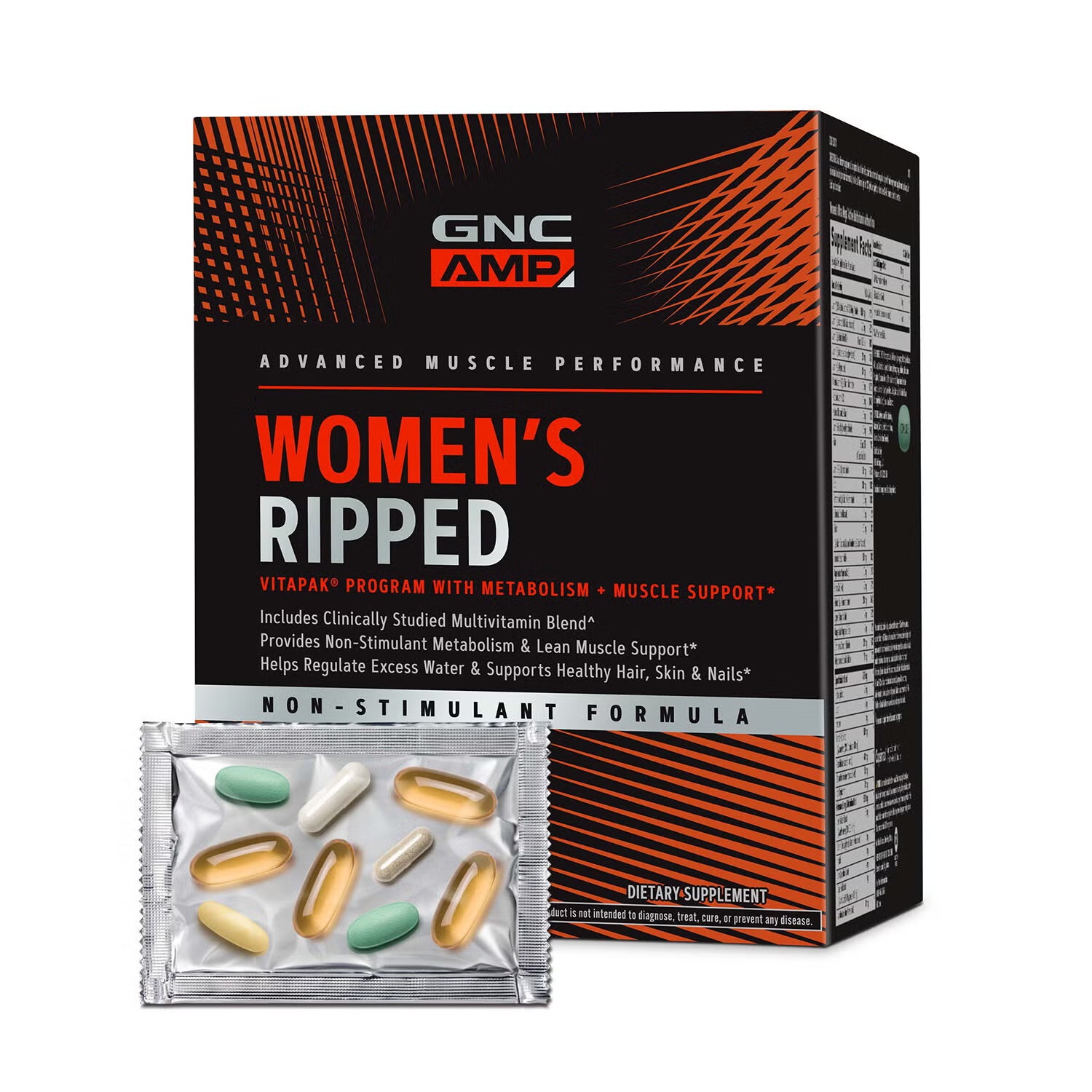 Women’s Ripped Non-Stim Vitapak® Program (1 Month Supply)