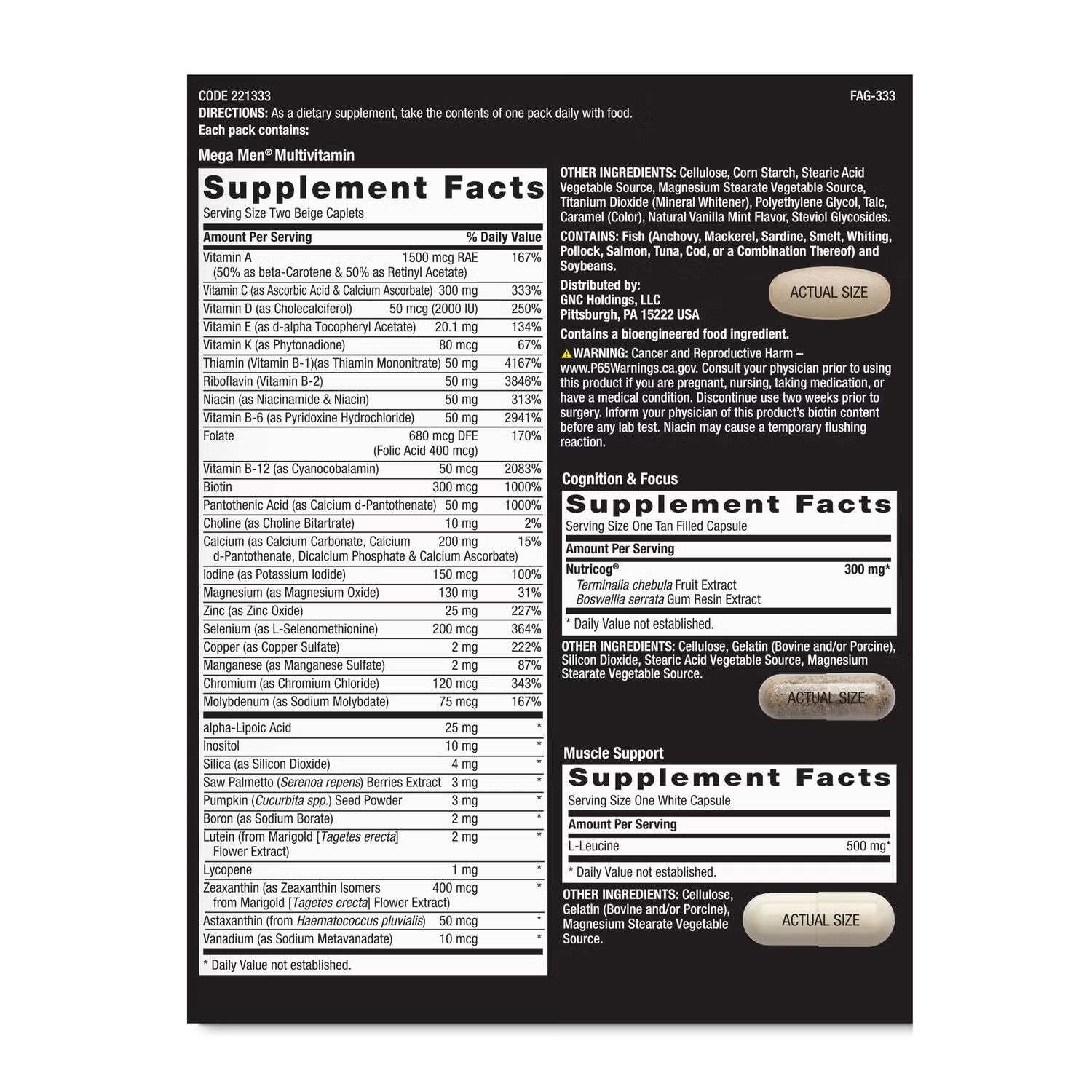 Whole Body Vitapak® Program (1 Month Supply)