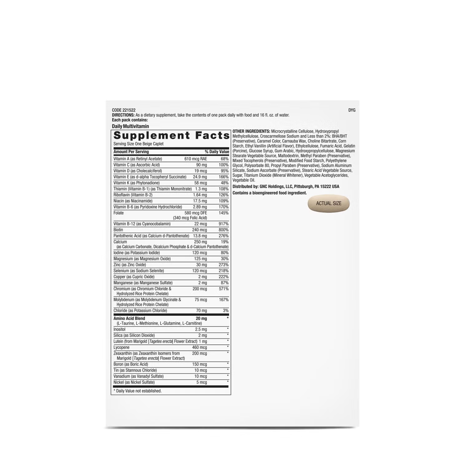 Active Fitness Vitapak® Program (1 Month Supply)