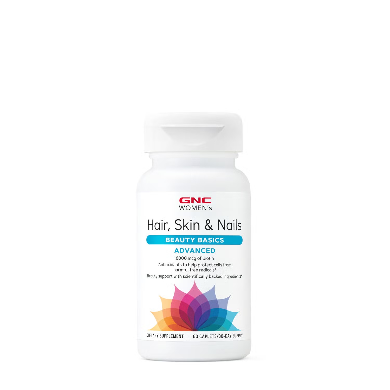 Advanced Hair, Skin & Nails Formula - 60 Caplets (30 Servings)