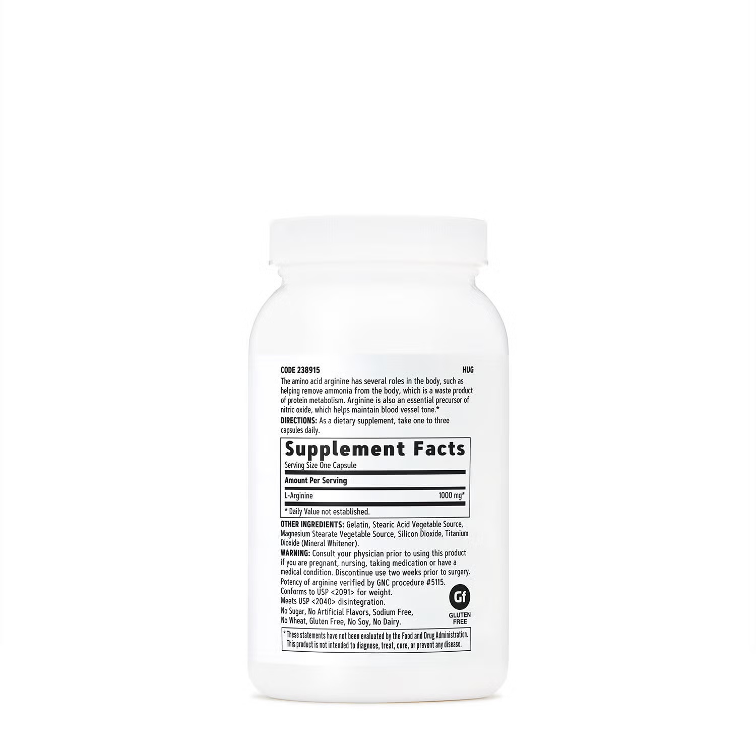 L-Arginine 1000mg - 90 Capsules (90 Servings) 2 L-Arginine 1000mg - 90 Capsules (90 Servings)