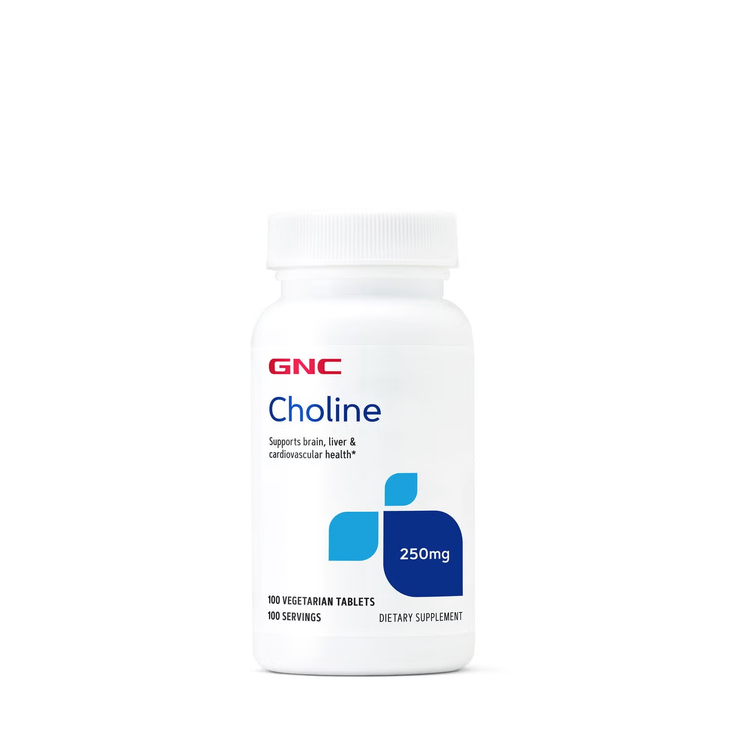 Choline 250 MG - 100 Vegetarian Tablets (100 Servings)
