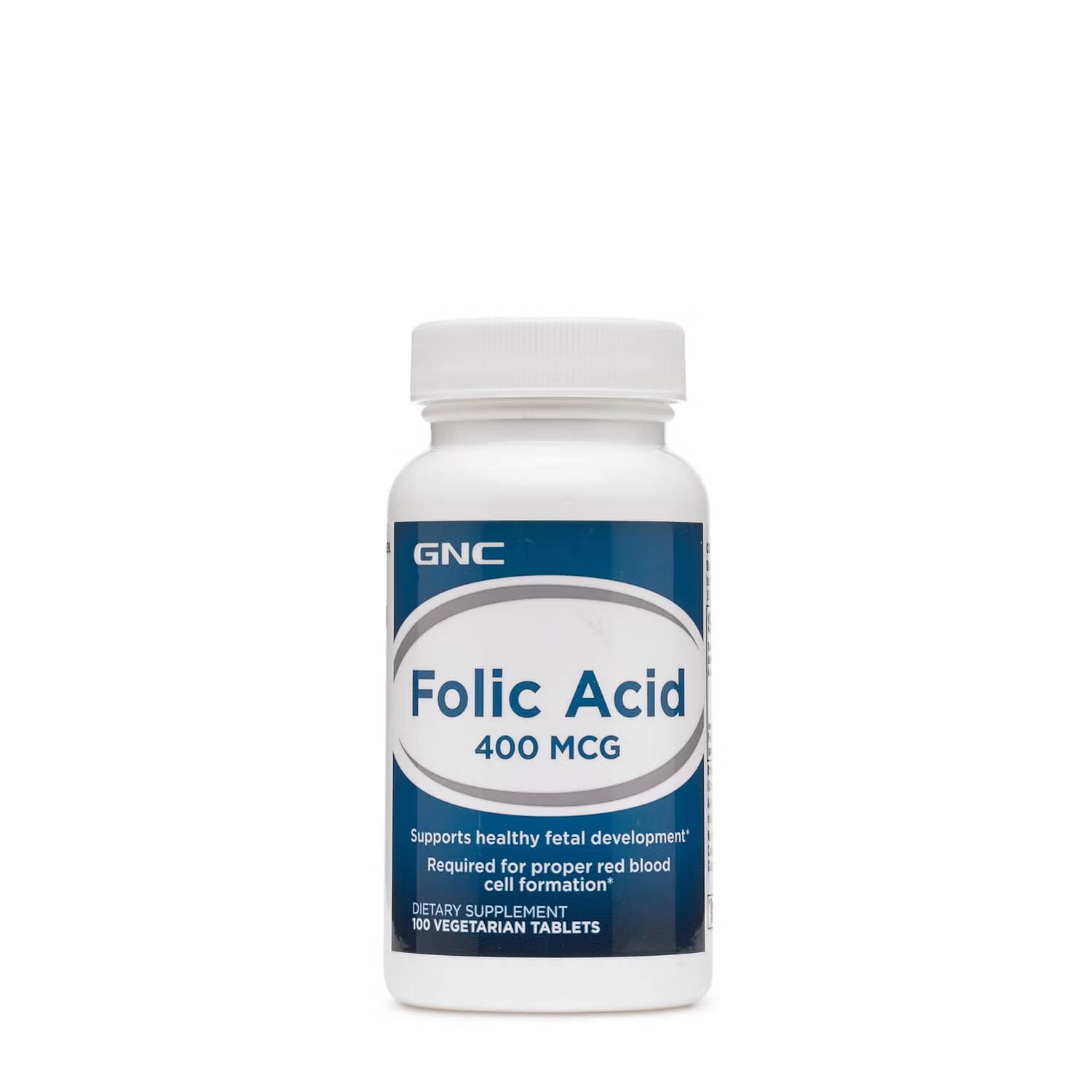 Folic Acid 400mcg - 100 Tablets (100 Servings)