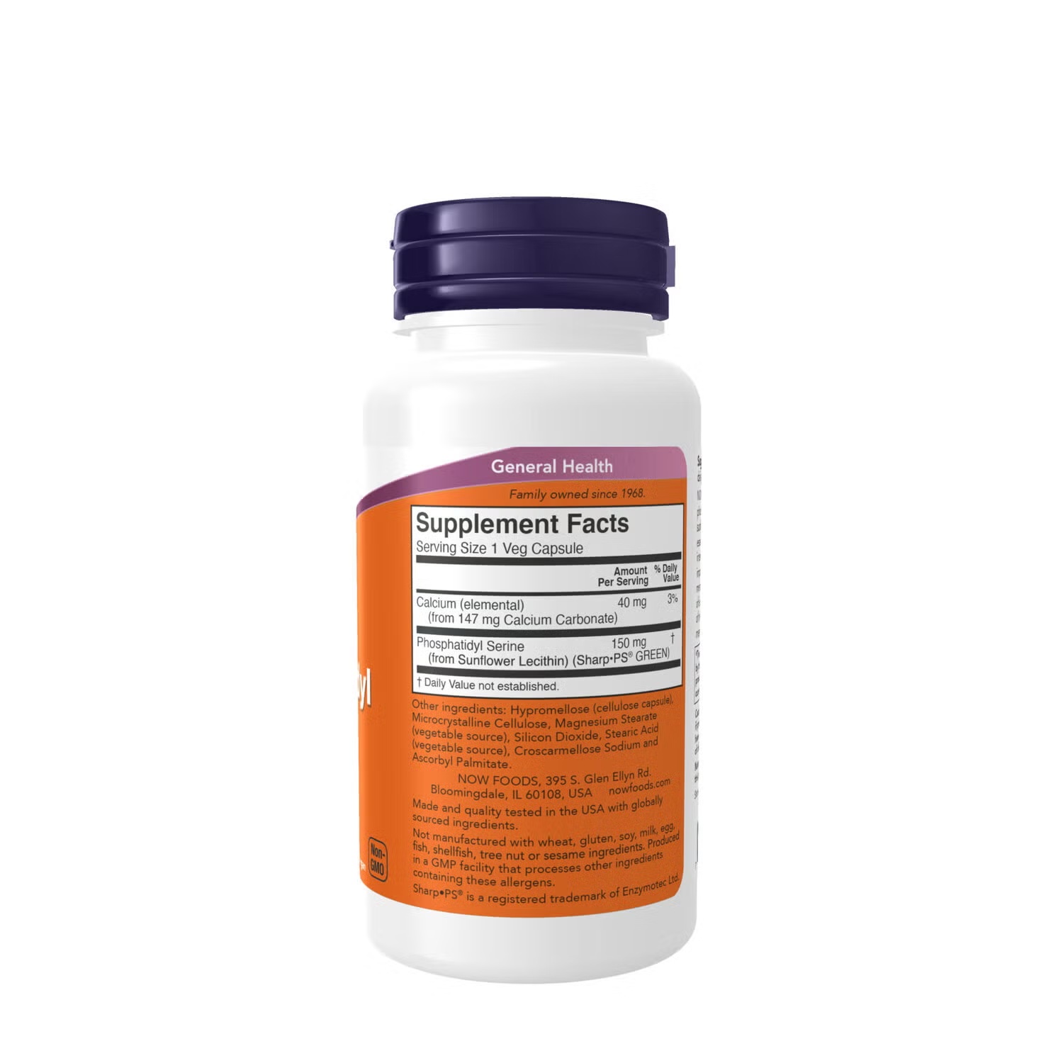 Soy-Free Phosphatidyl Serine 150mg - 60 Capsules (60 Servings)