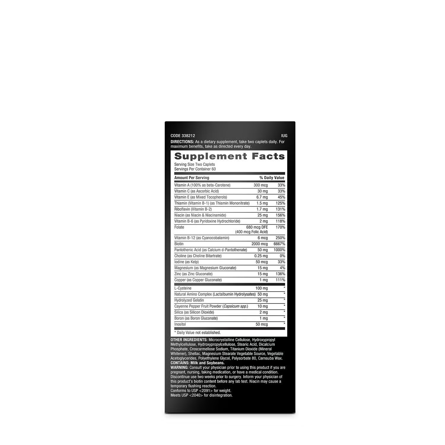 Ultra NourishHair™ Supplement - 120 Caplets (60 Servings)