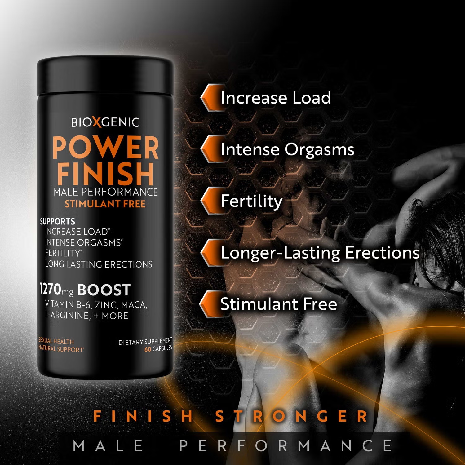 Power Finish Male Performance - 60 Capsules (30 Servings)