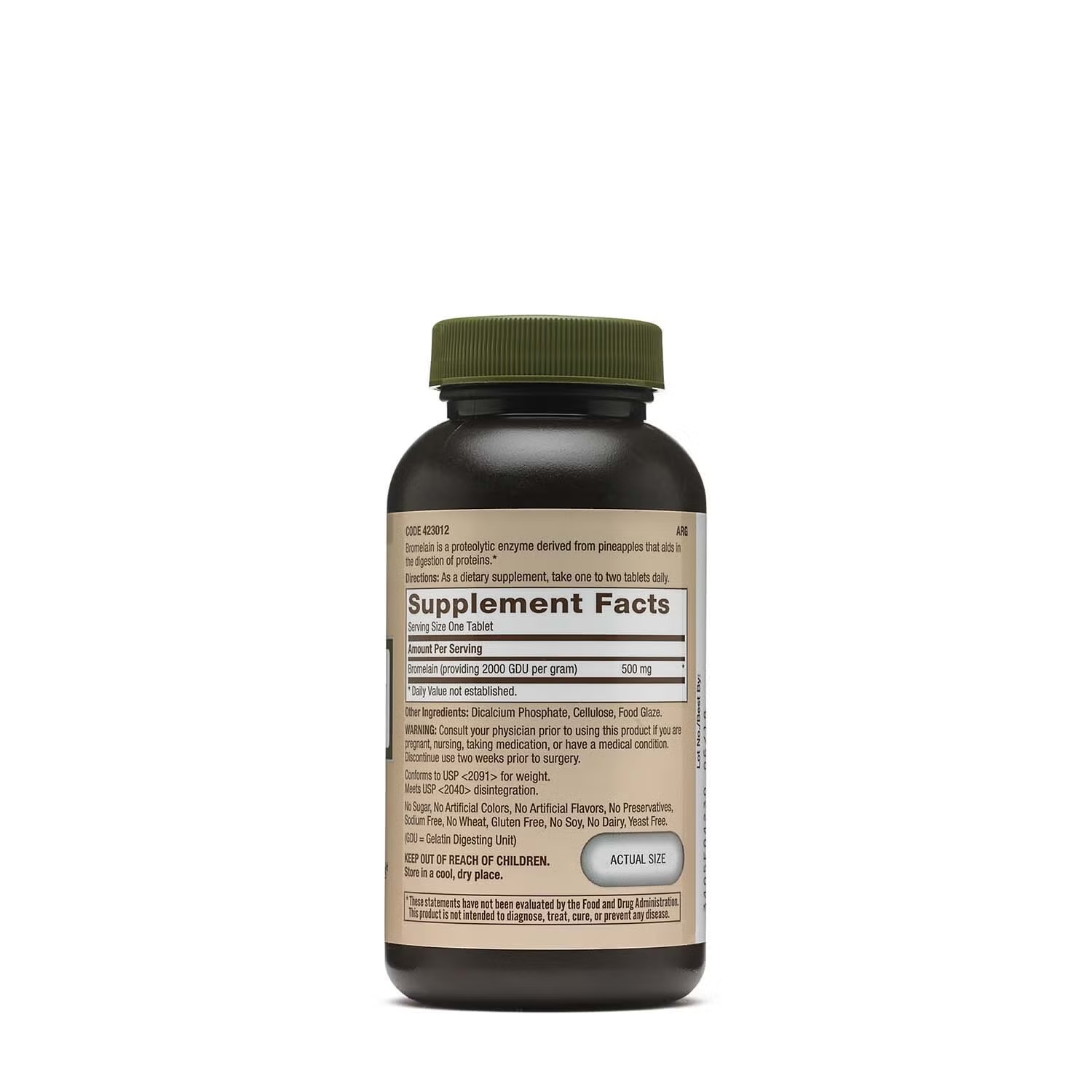 Bromelain 500mg - 60 Tablets (60 Servings)