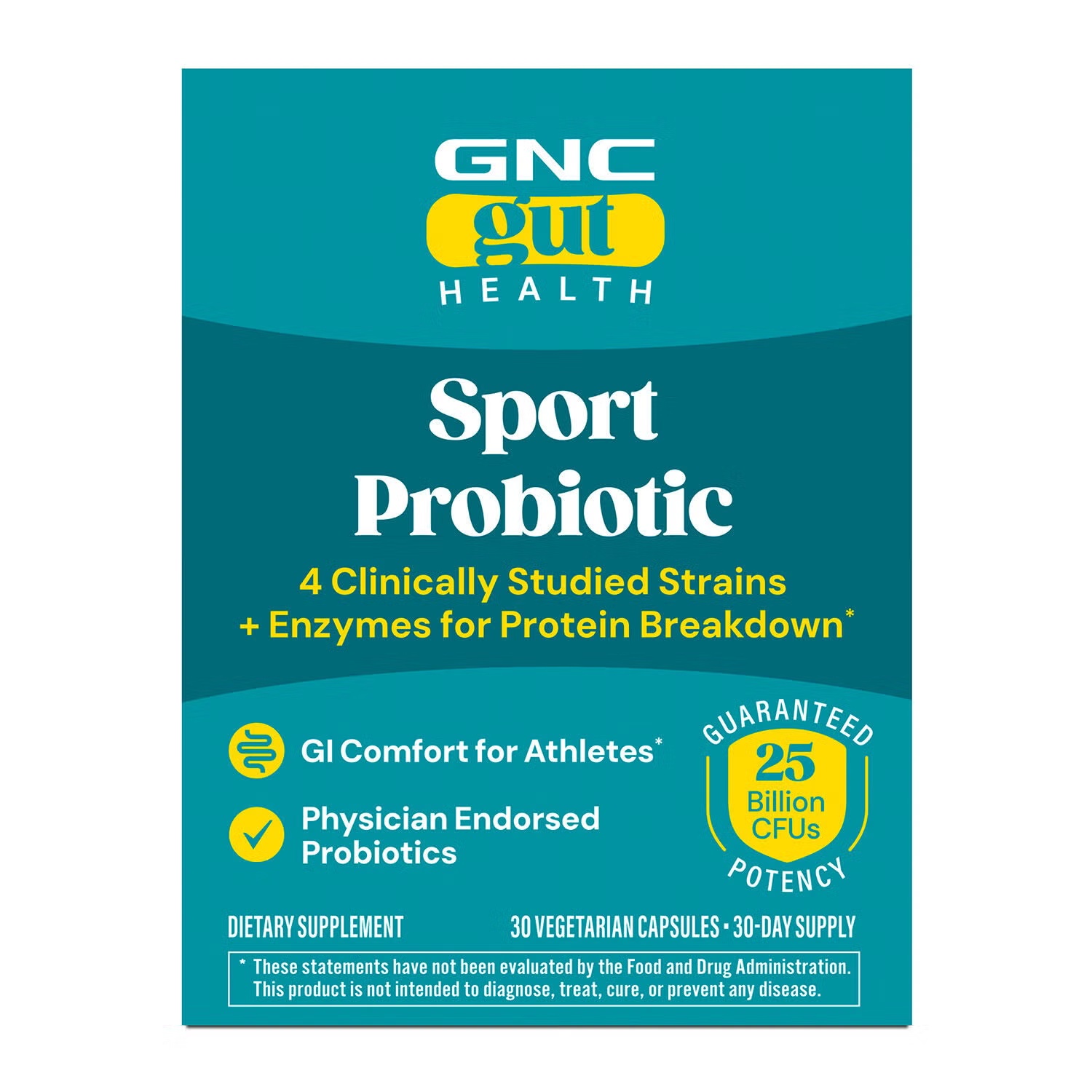 Sport Probiotic 25 Billion CFU - 30 Capsules (30 Servings)