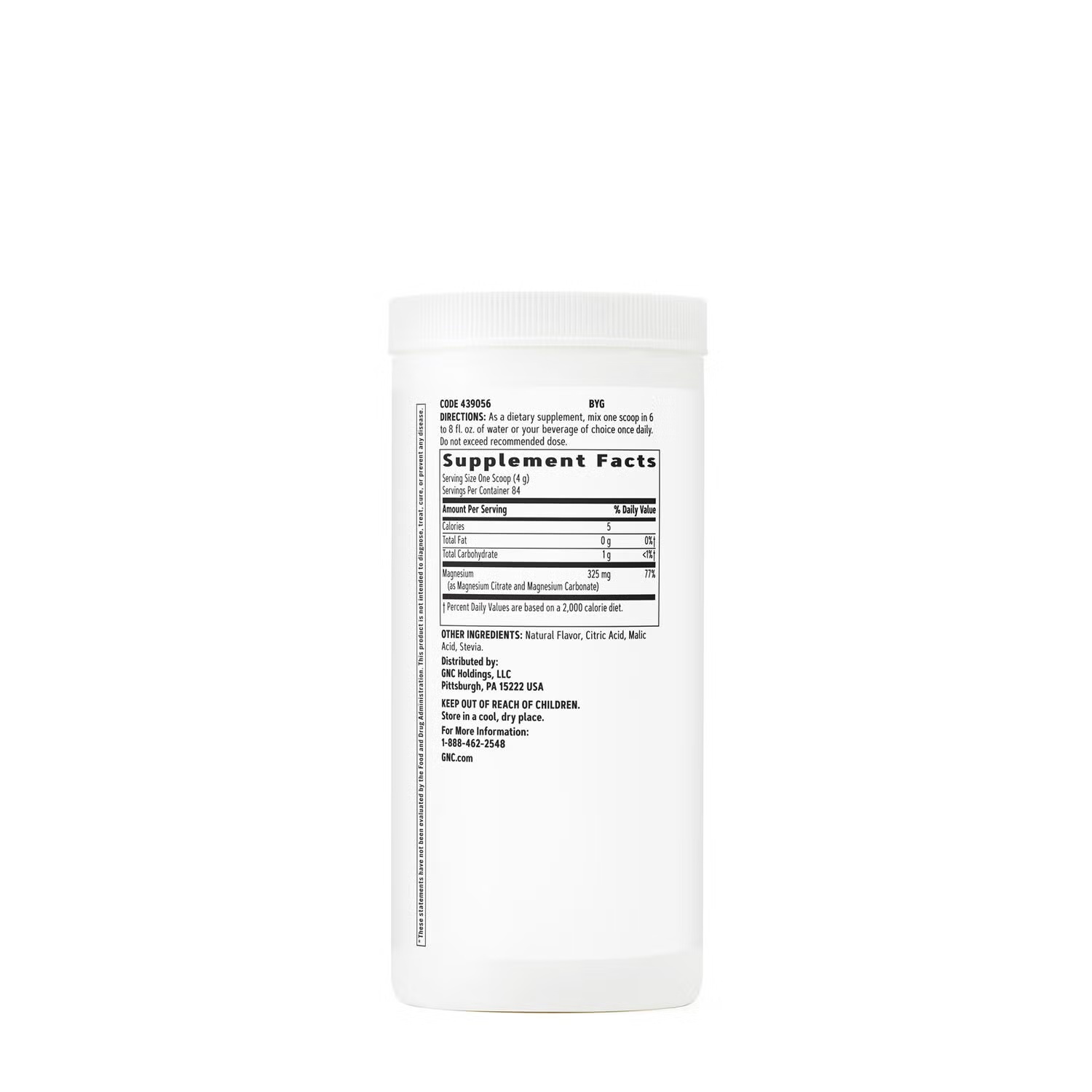 Magnesium - Lemon - 11.85oz. (84 Servings)
