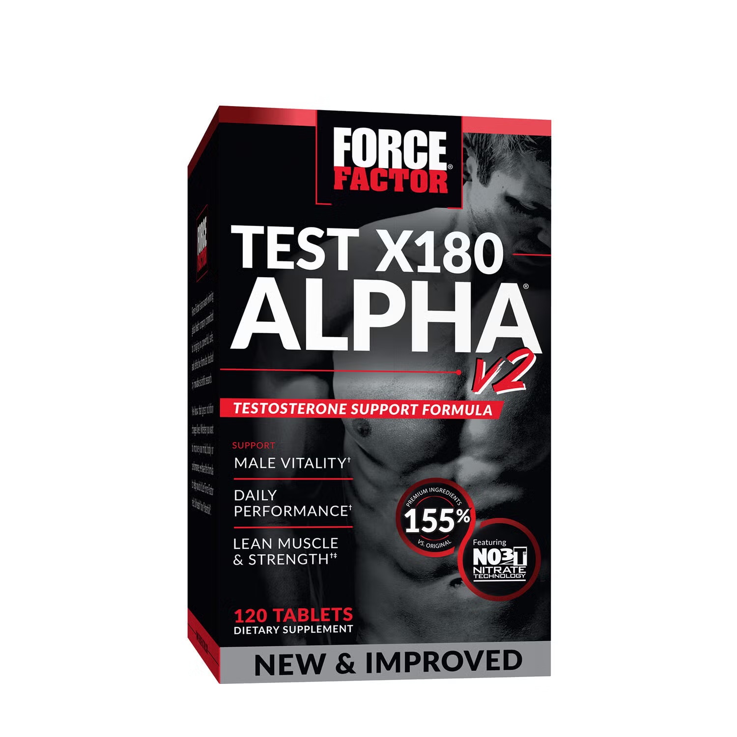 Test X180 Alpha V2 - 120 Tablets (60 Servings)