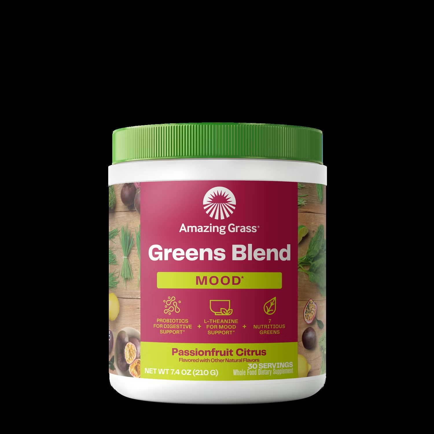 Greens Blend Mood - Passionfruit Citrus - 7.4 oz. (30 Servings)