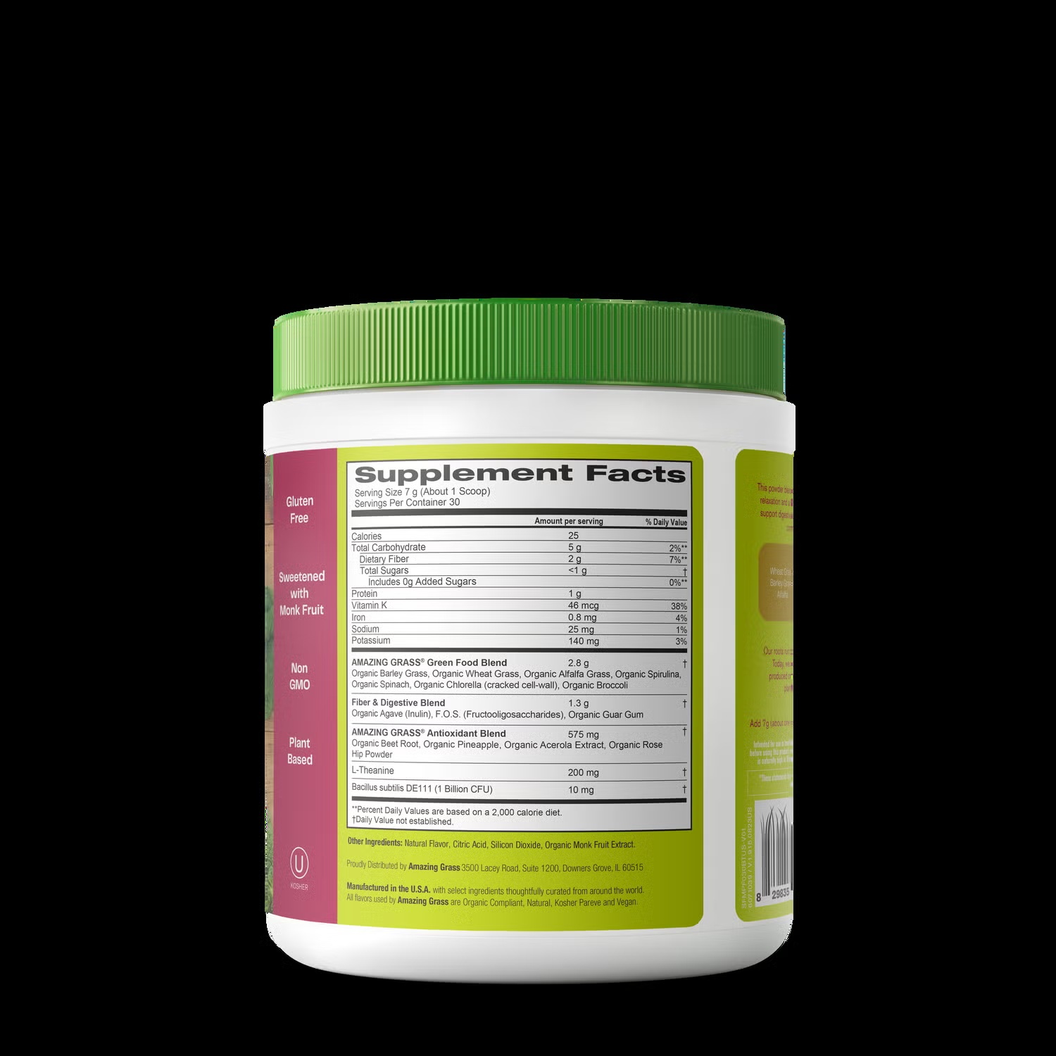 Greens Blend Mood - Passionfruit Citrus - 7.4 oz. (30 Servings) 3 Greens Blend Mood - Passionfruit Citrus - 7.4 oz. (30 Servings)