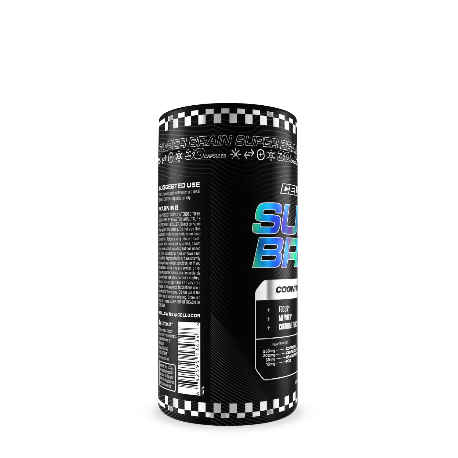 Super Brain Cognitive Booster - 30 Capsules (15 Servings)