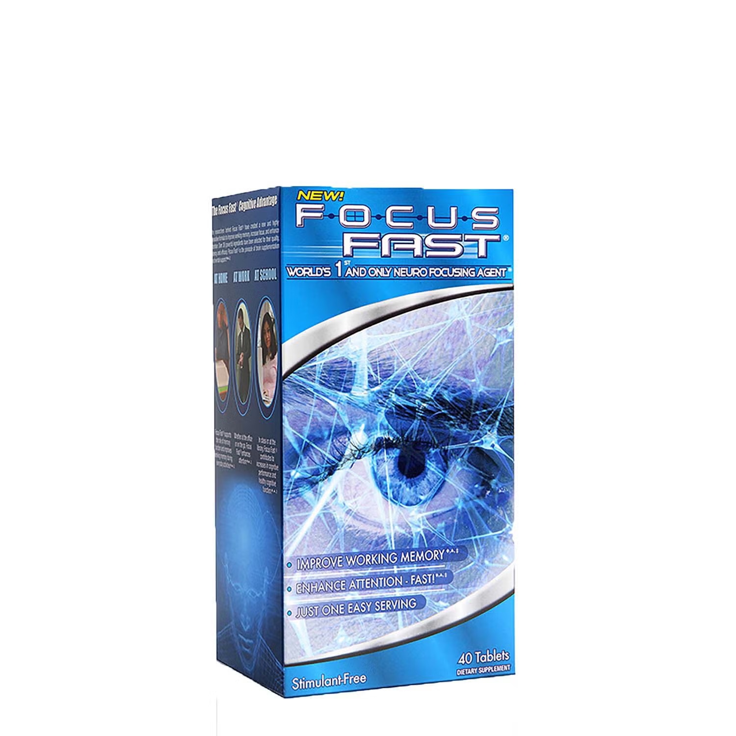 World’s 1st & Only Neuro Focusing Agent® - 40 Tablets (20 Servings)