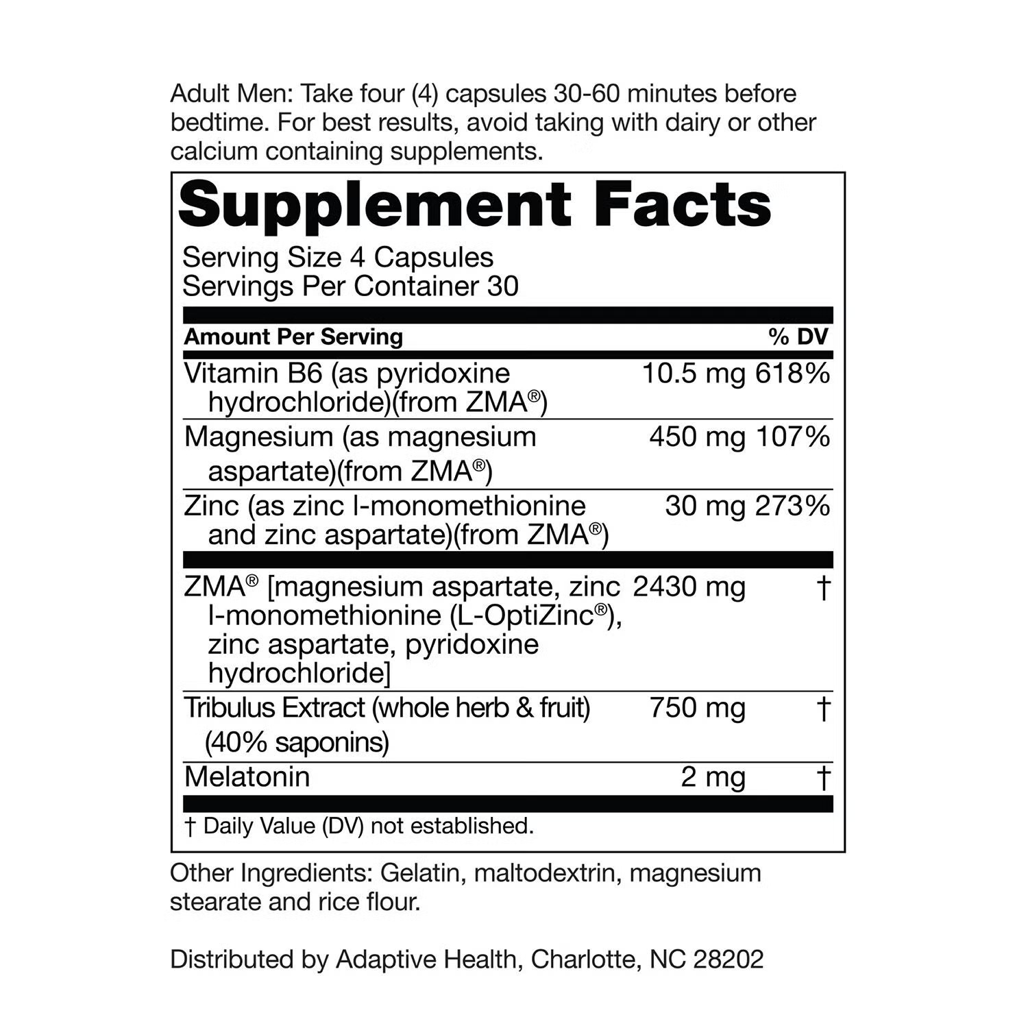 PM ZMA® Testosterone Support - 120 Capsules (30 Servings) 6 PM ZMA® Testosterone Support - 120 Capsules (30 Servings)