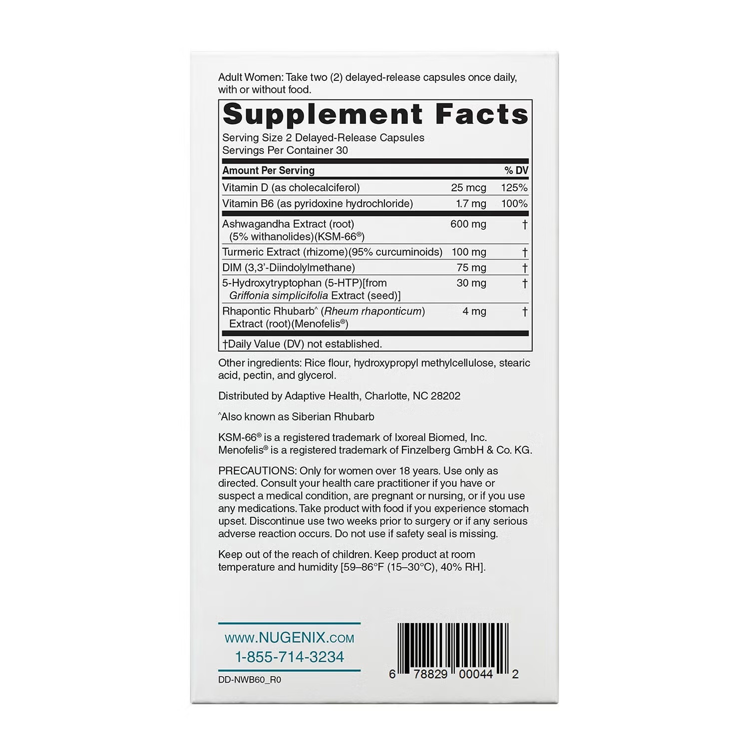 Balance: Women's Hormone Formula - 60 Capsules (30 Servings)