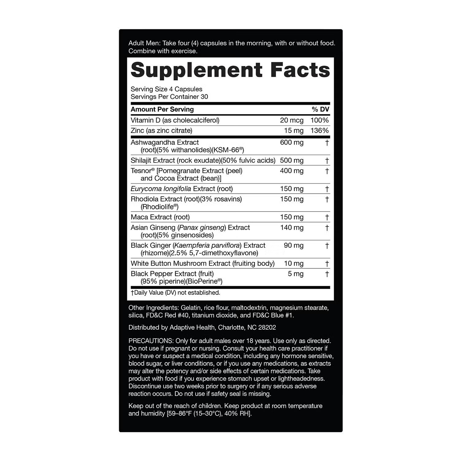 Maxx Testosterone Booster with Tesnor - 120 Capsules (30 Servings) 4 Maxx Testosterone Booster with Tesnor - 120 Capsules (30 Servings)