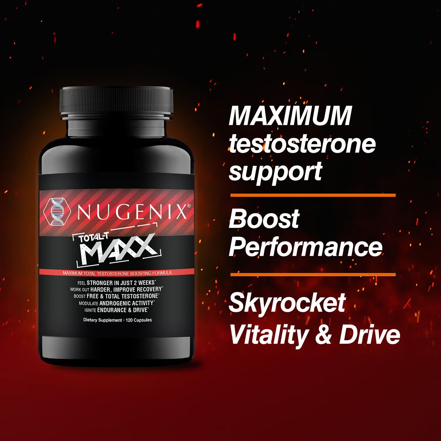 Maxx Testosterone Booster with Tesnor - 120 Capsules (30 Servings) 6 Maxx Testosterone Booster with Tesnor - 120 Capsules (30 Servings)