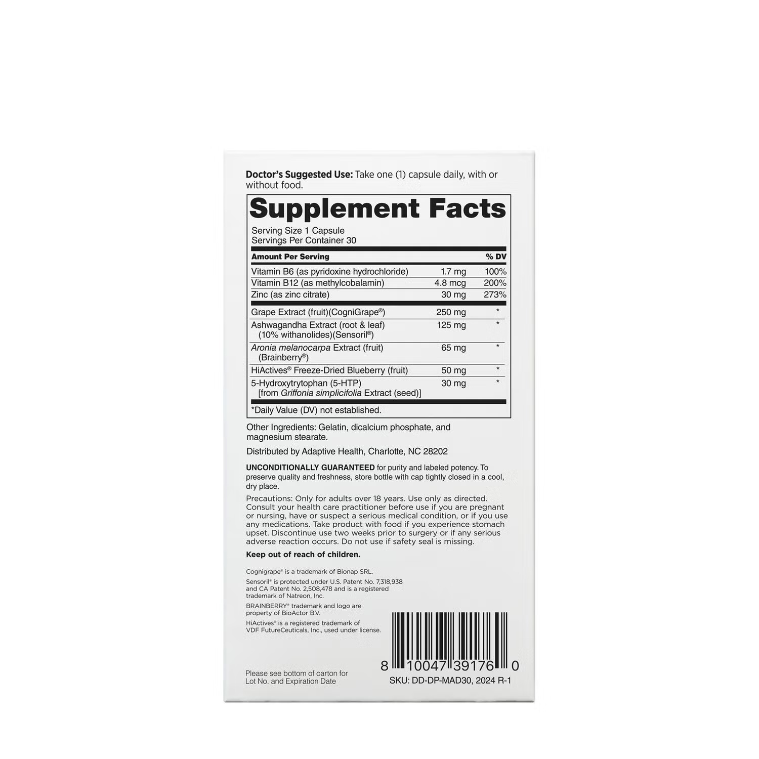 Mindful Advantage - 30 Capsules (30 Servings) 3 Mindful Advantage - 30 Capsules (30 Servings)