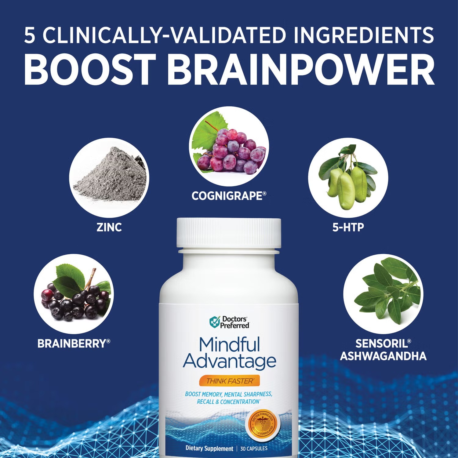 Mindful Advantage - 30 Capsules (30 Servings) 8 Mindful Advantage - 30 Capsules (30 Servings)