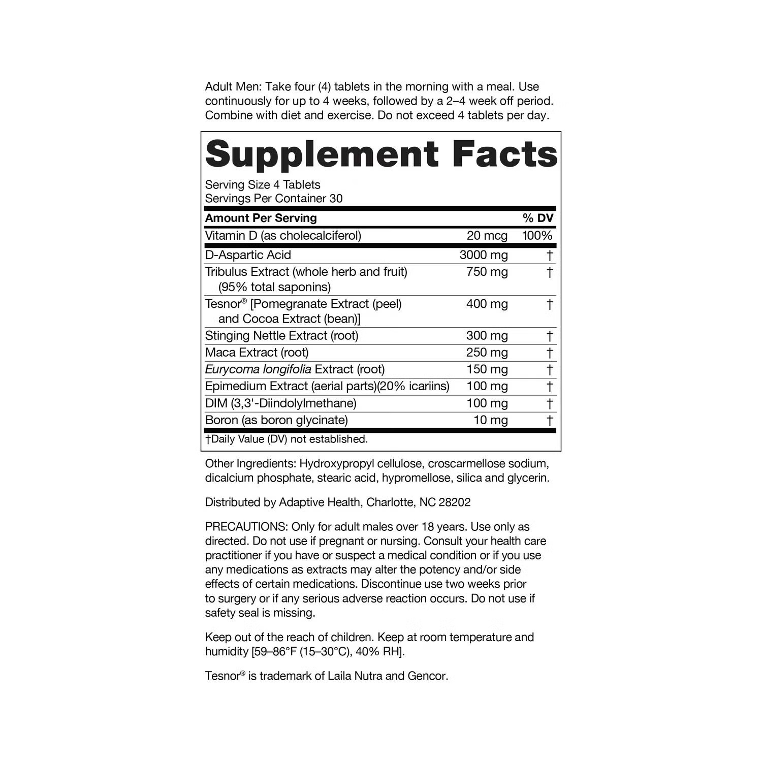Total-T Ultimate - 120 Tablets (30 Servings)