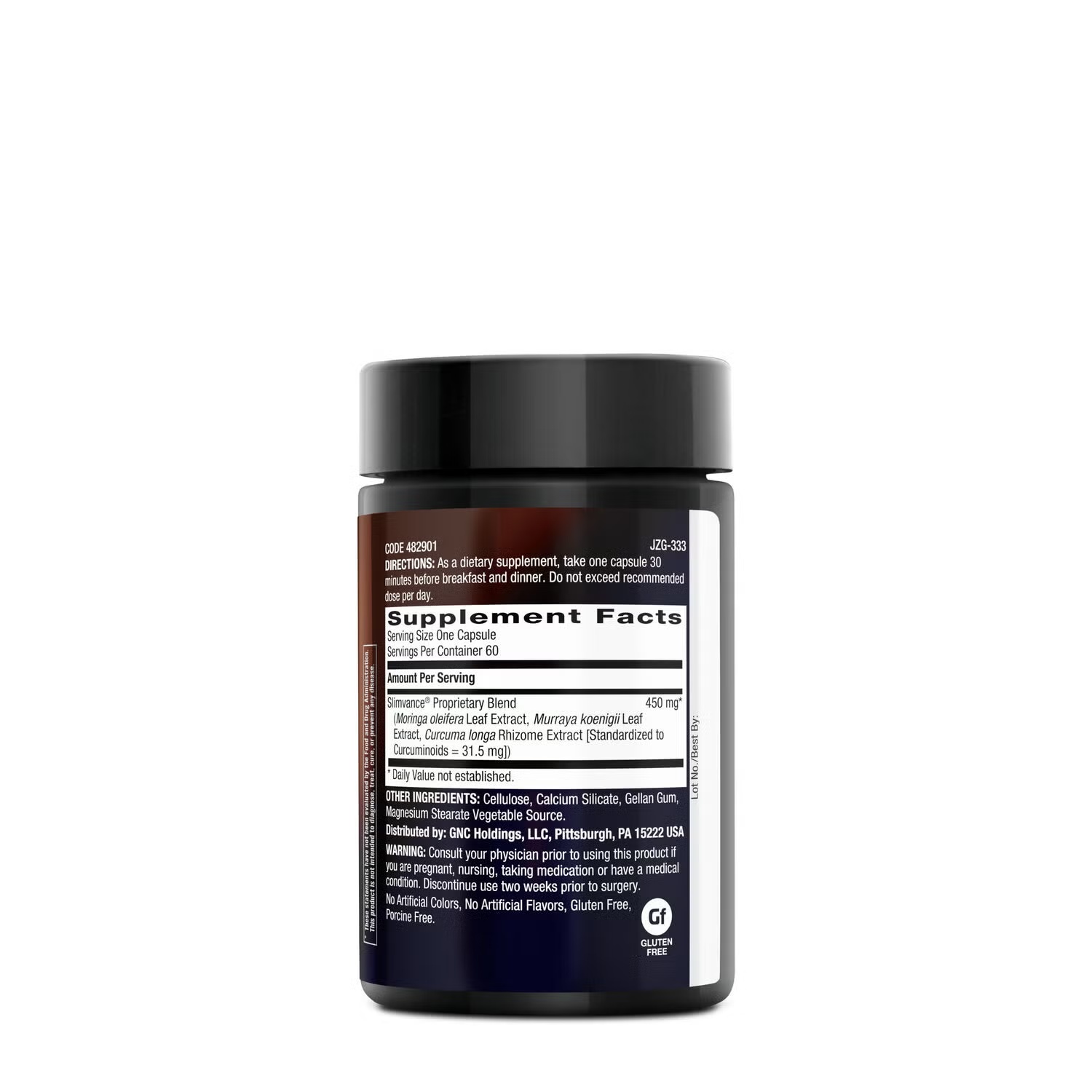 Slimvance® Core Slimming Complex Stimulant Free - 60 Capsules (30 Servings)