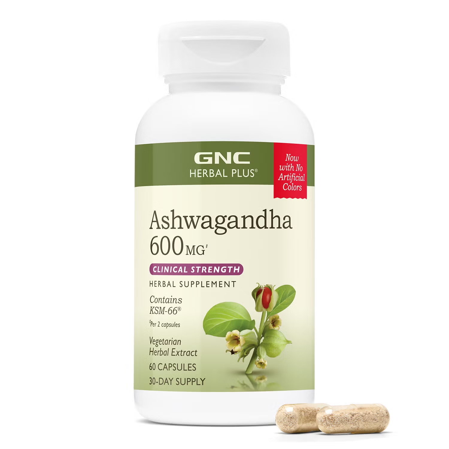 Ashwagandha 600mg - 60 Capsules (30 Servings)