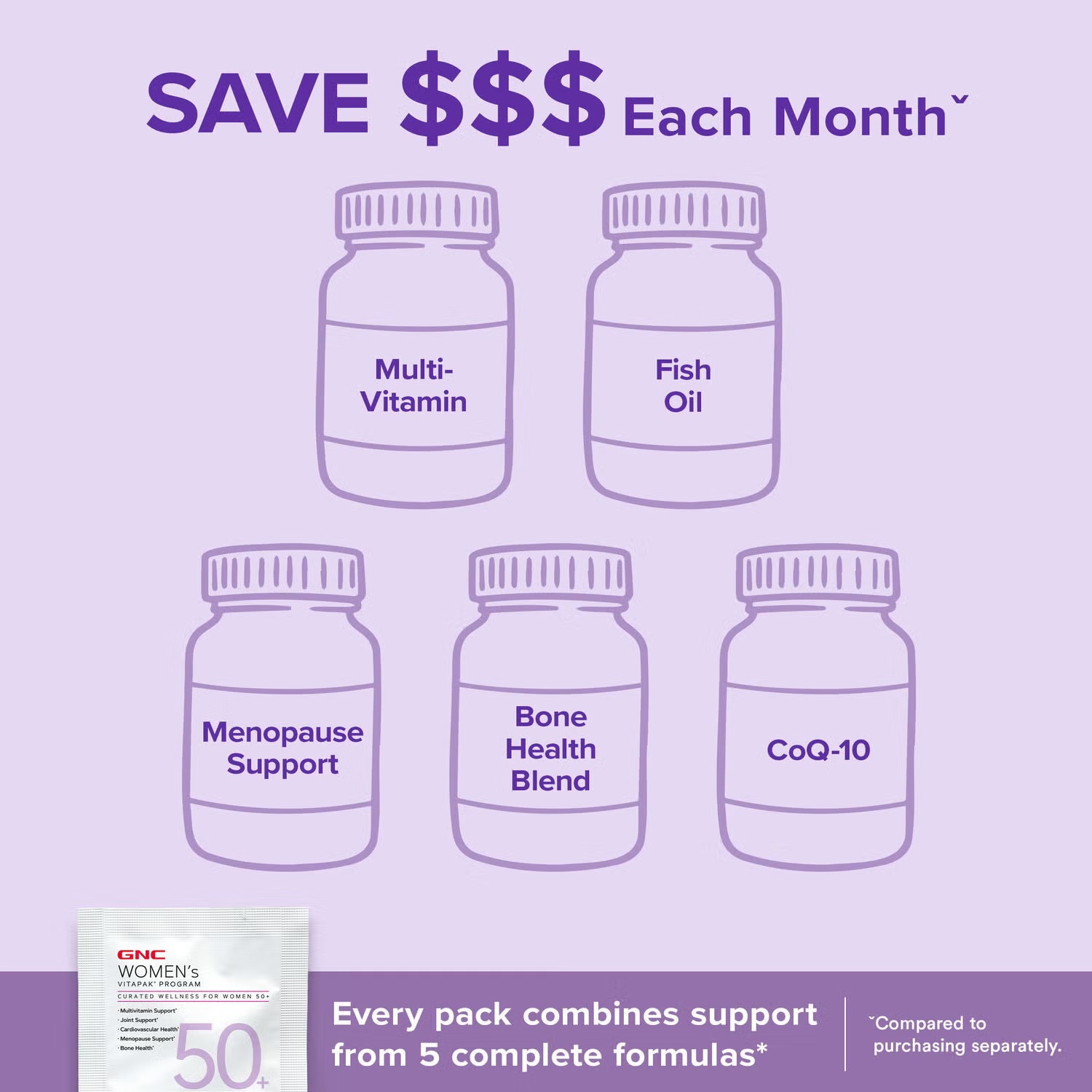 TikTok 50+ Vitapak® Program (1 Month Supply) 5 TikTok 50+ Vitapak® Program (1 Month Supply)