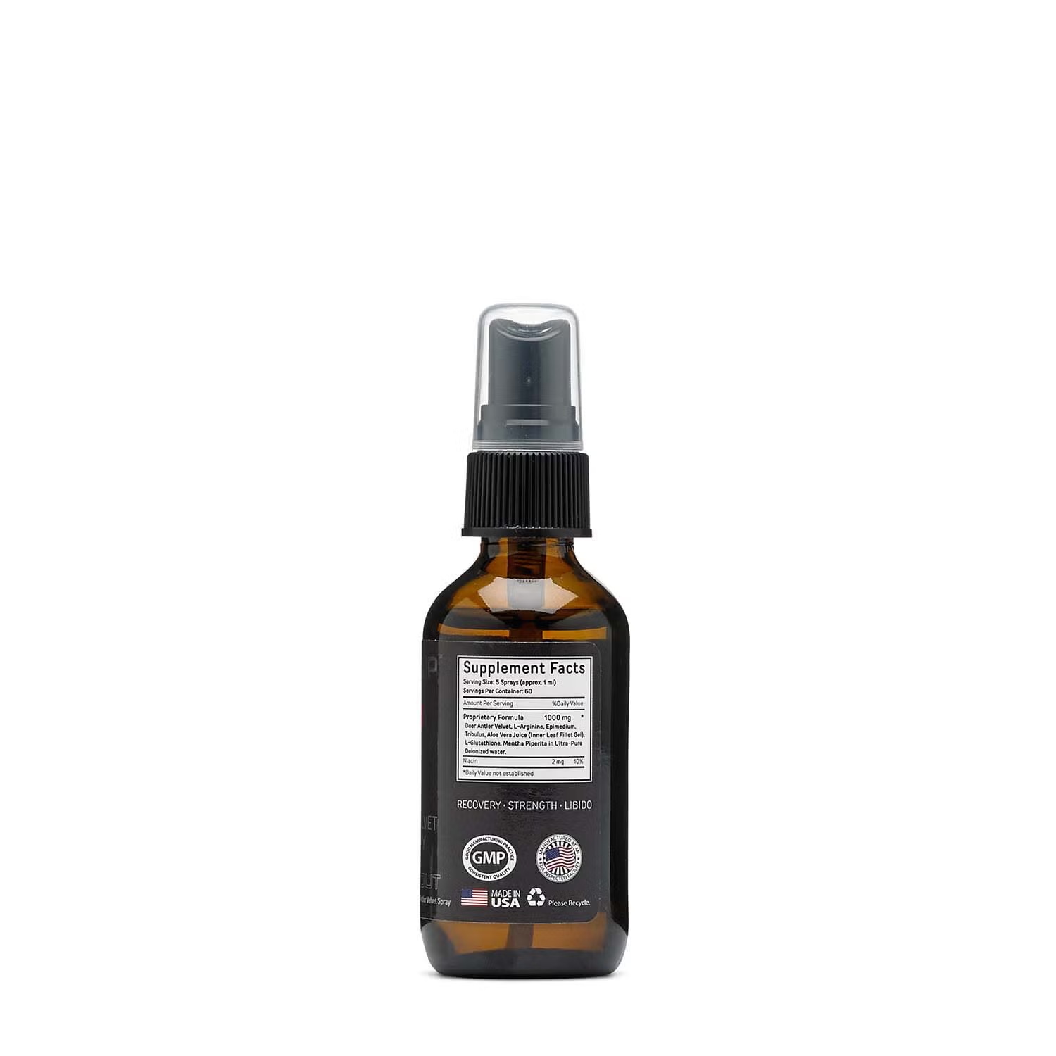 Deer Antler Velvet Extract Spray - 2oz. (60 Servings)