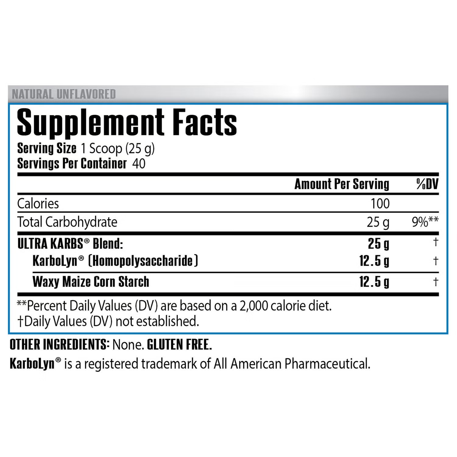 ULTRA KARBS™ - Natural (40 Servings)
