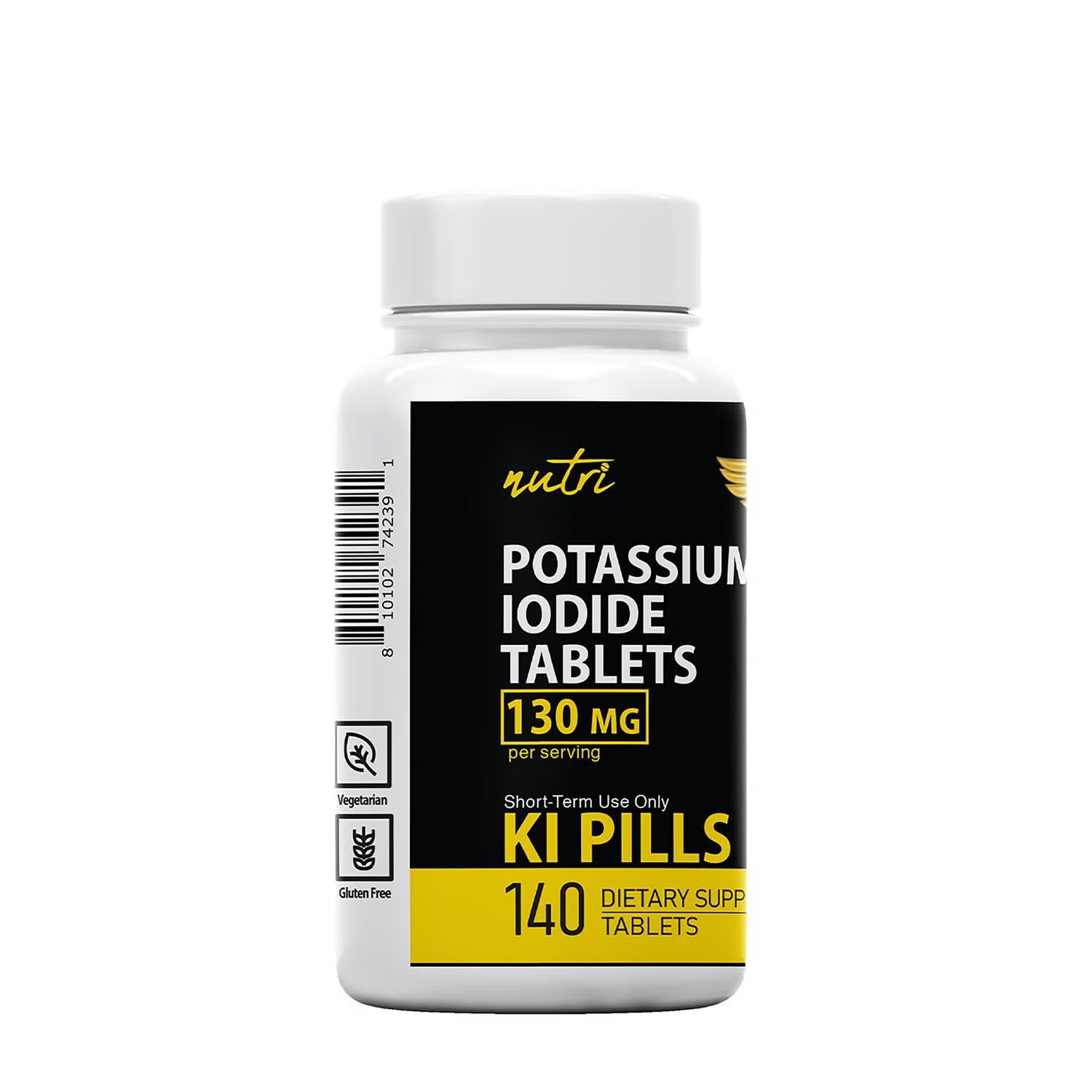 Potassium Iodide Tablets 130mg - 140 Tablets (140 Servings)