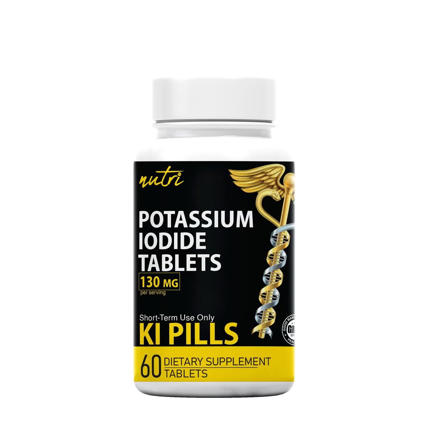 Potassium Iodide Tablets 130mg - 60 Tablets (30 Servings)
