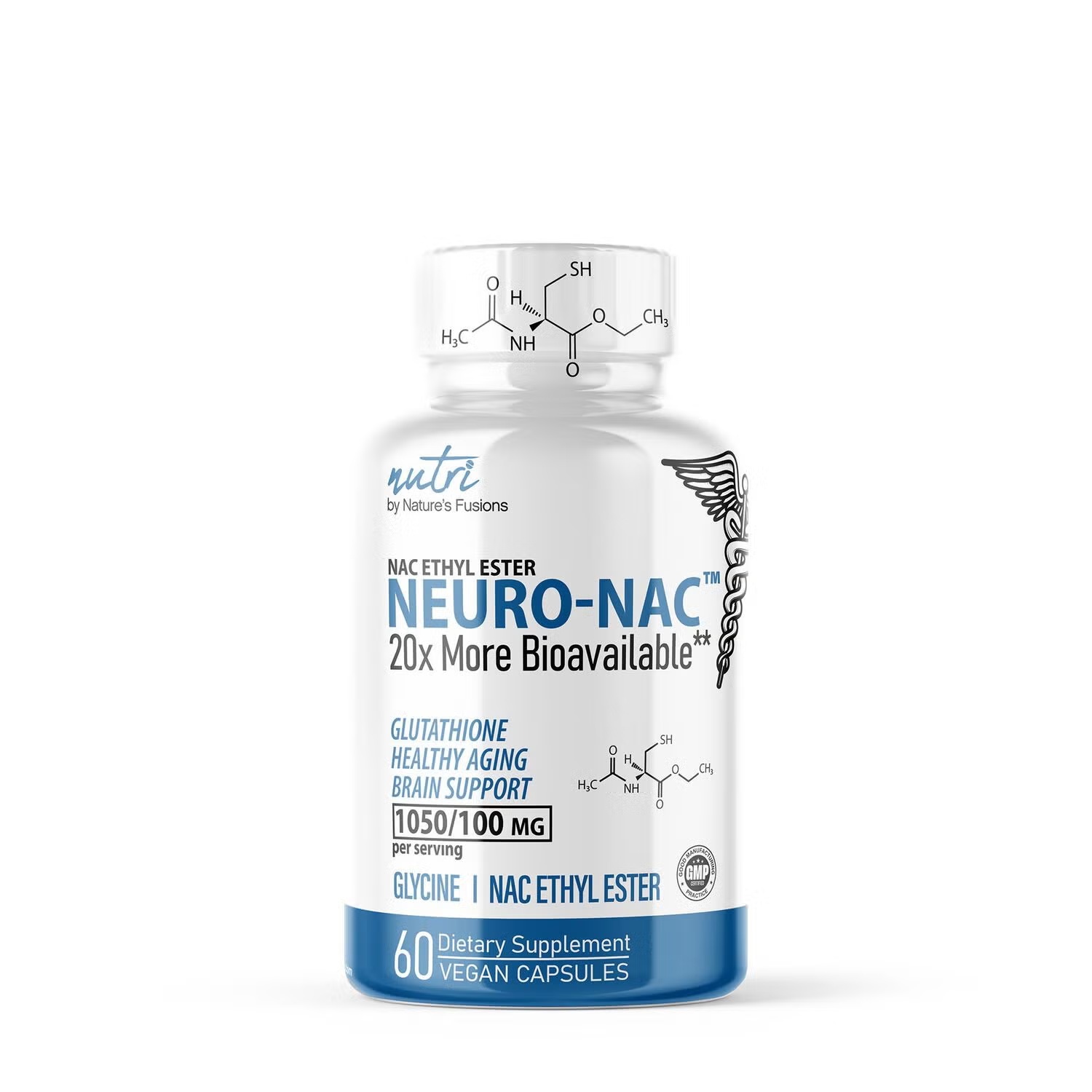 Brain Support Neuro-Nac NAC Ethyl Ester 50mg - 60 Capsules (60 Servings)