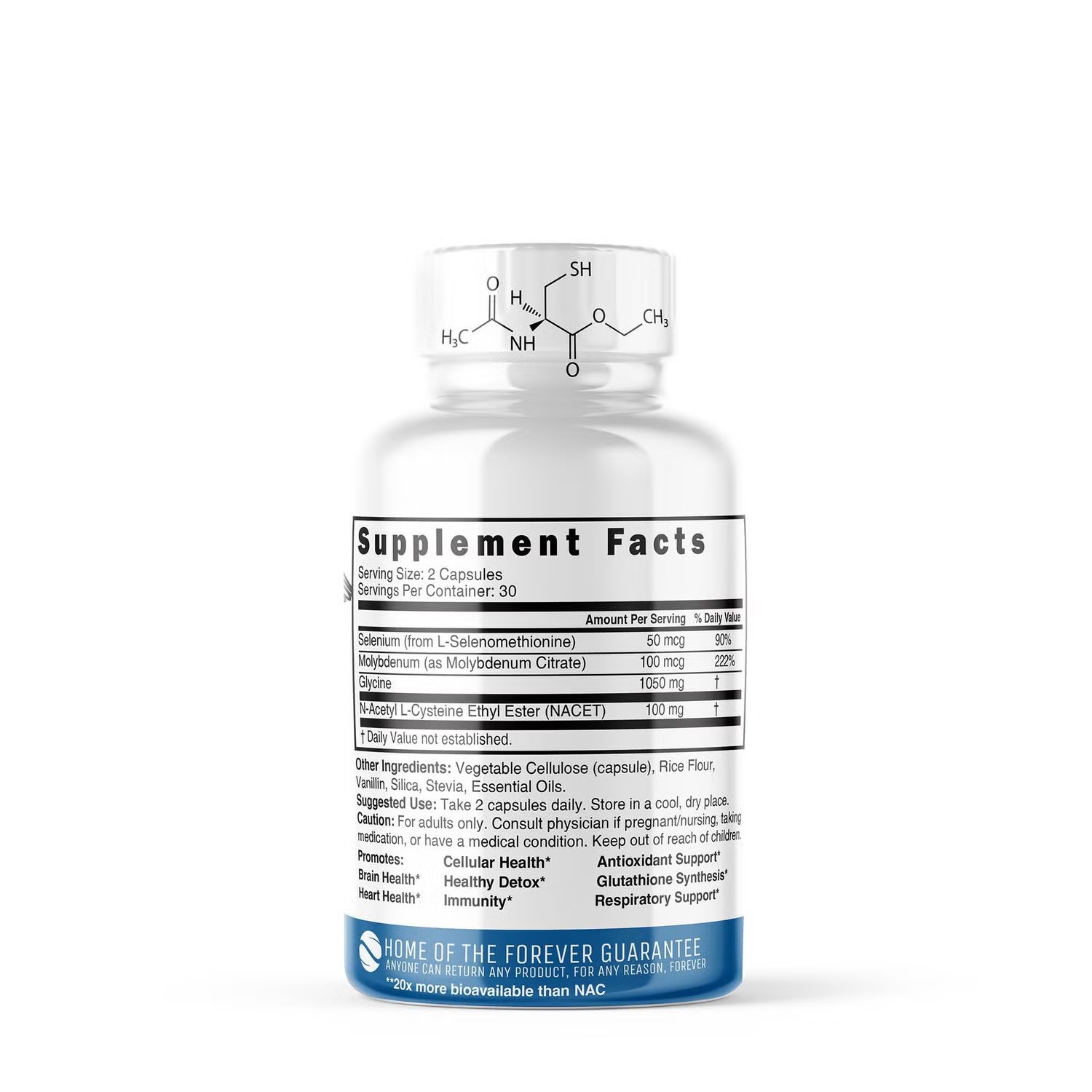 Brain Support Neuro-Nac NAC Ethyl Ester 50mg - 60 Capsules (60 Servings) 3 Brain Support Neuro-Nac NAC Ethyl Ester 50mg - 60 Capsules (60 Servings)