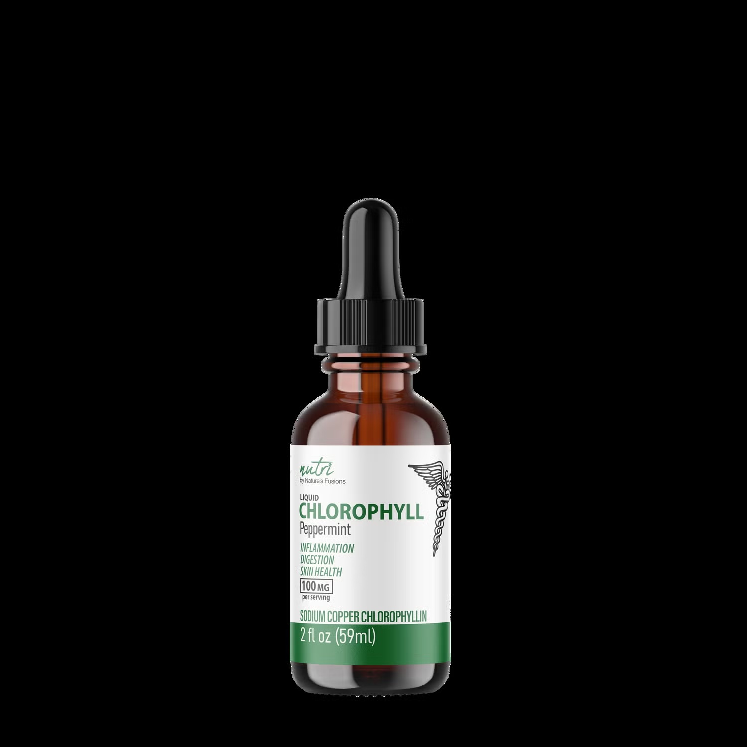 Chlorophyll 100mg - Peppermint - 2 oz. (59 Servings)