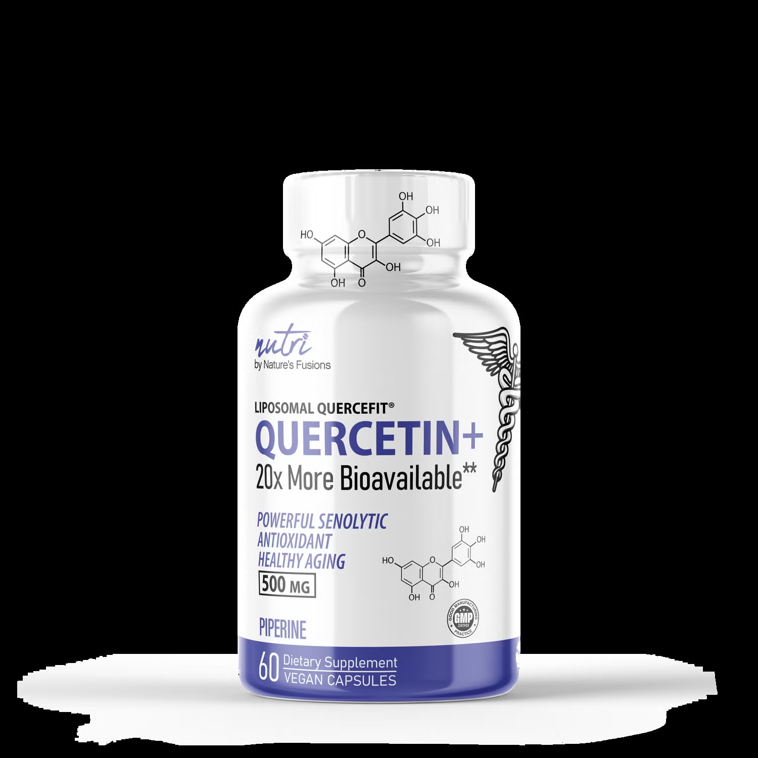 Quercetin Plus 500mg - 60 Vegan Capsules (60 Servings)