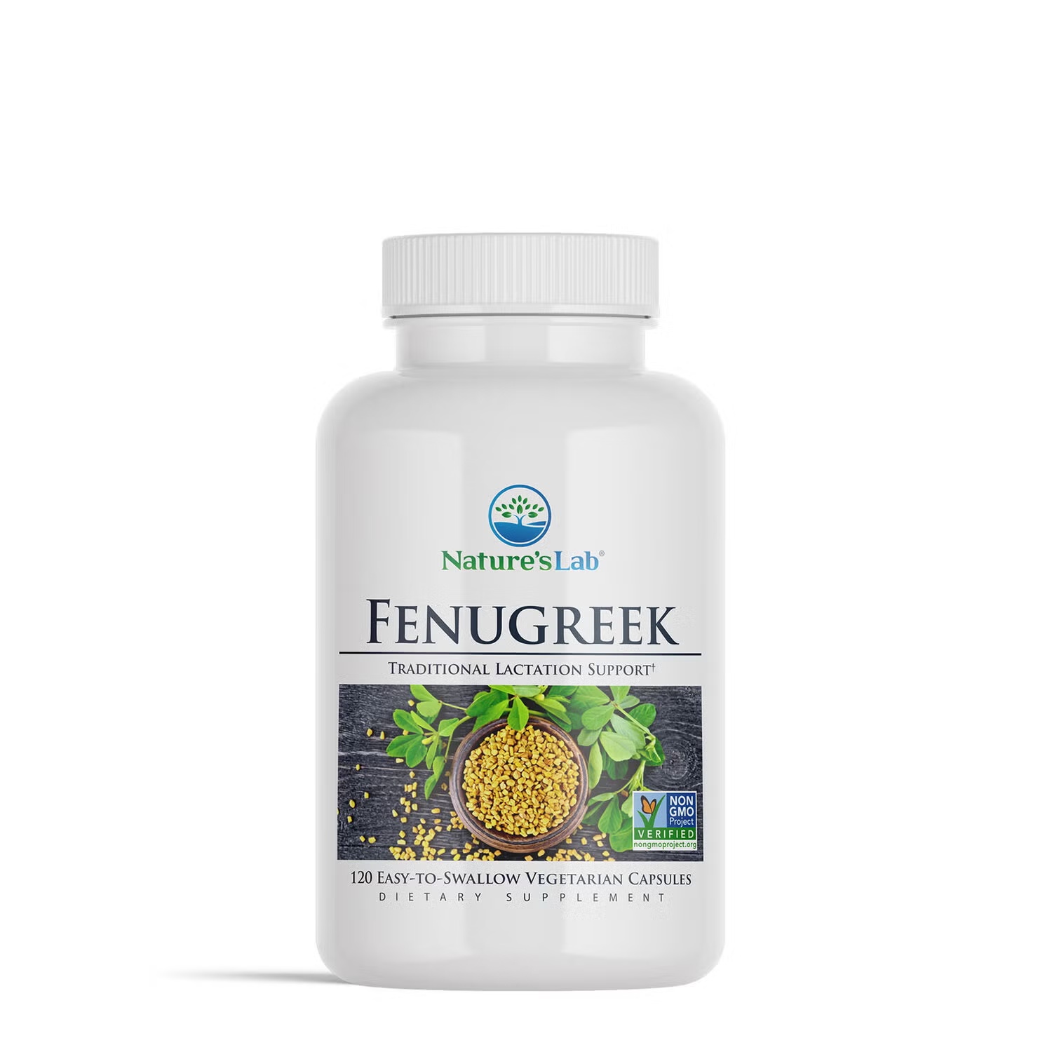 Fenugreek - 120 Vegetarian Capsules (120 Servings)