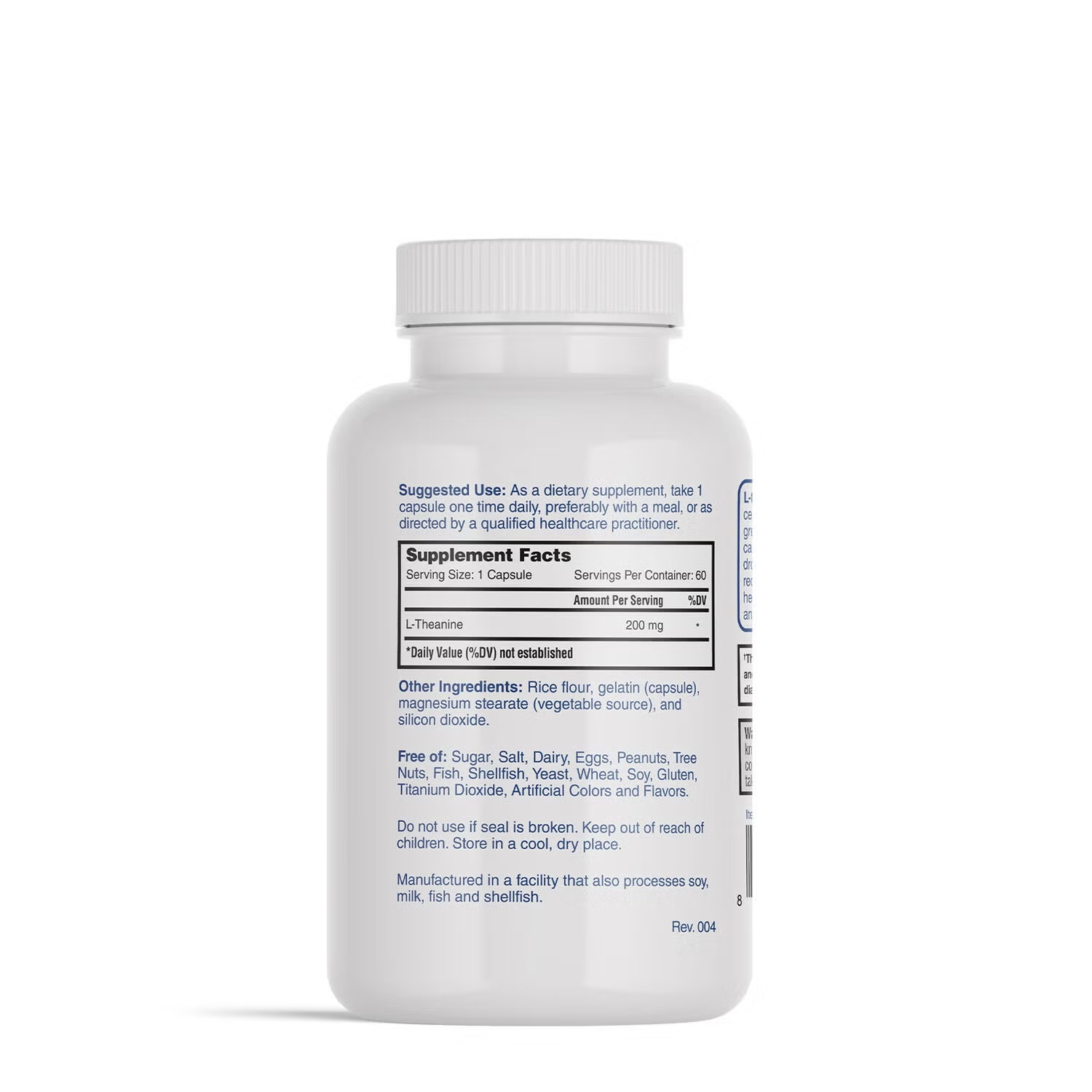 L-Theanine 200mg - 60 Capsules (60 Servings) 2 L-Theanine 200mg - 60 Capsules (60 Servings)