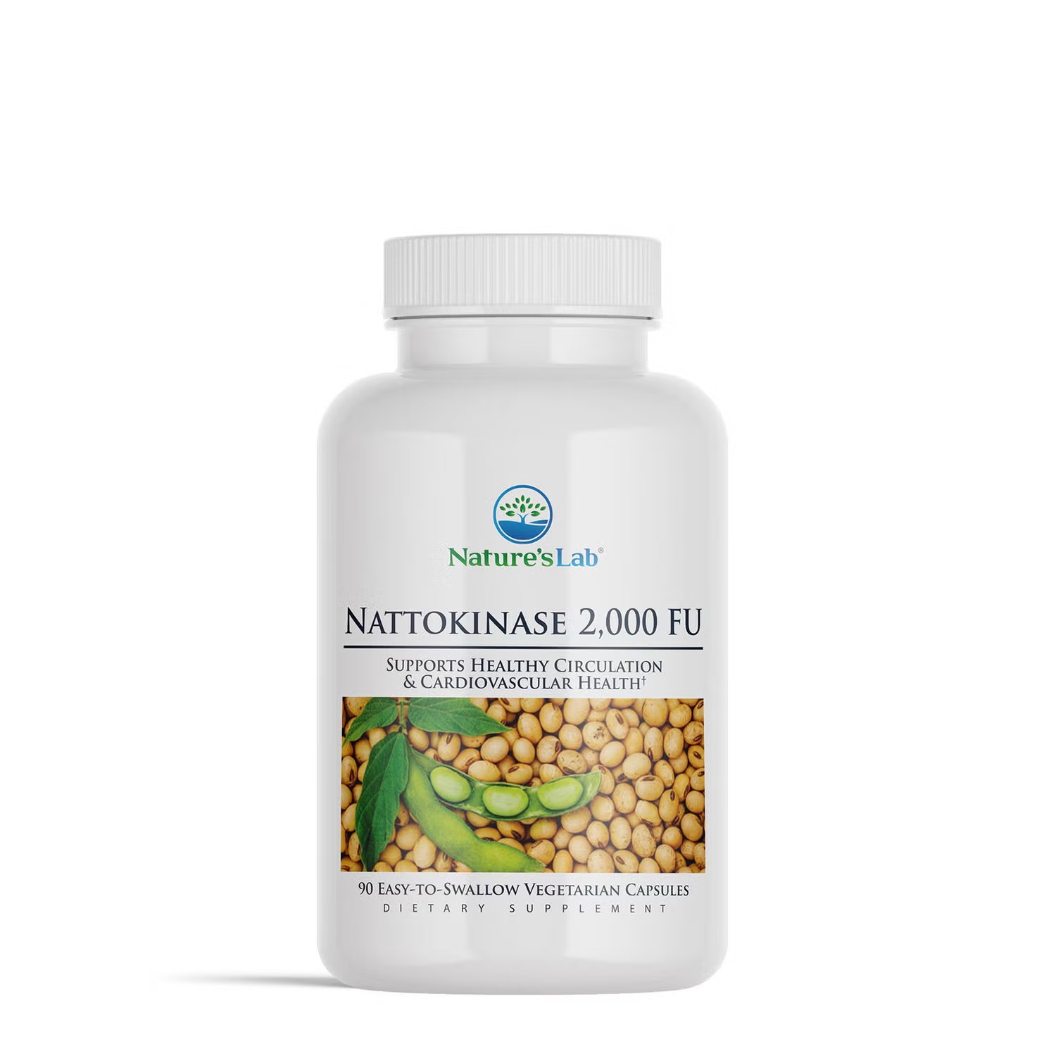 Nattokinase 2000 FU - 90 Vegetarian Capsules (90 Servings)