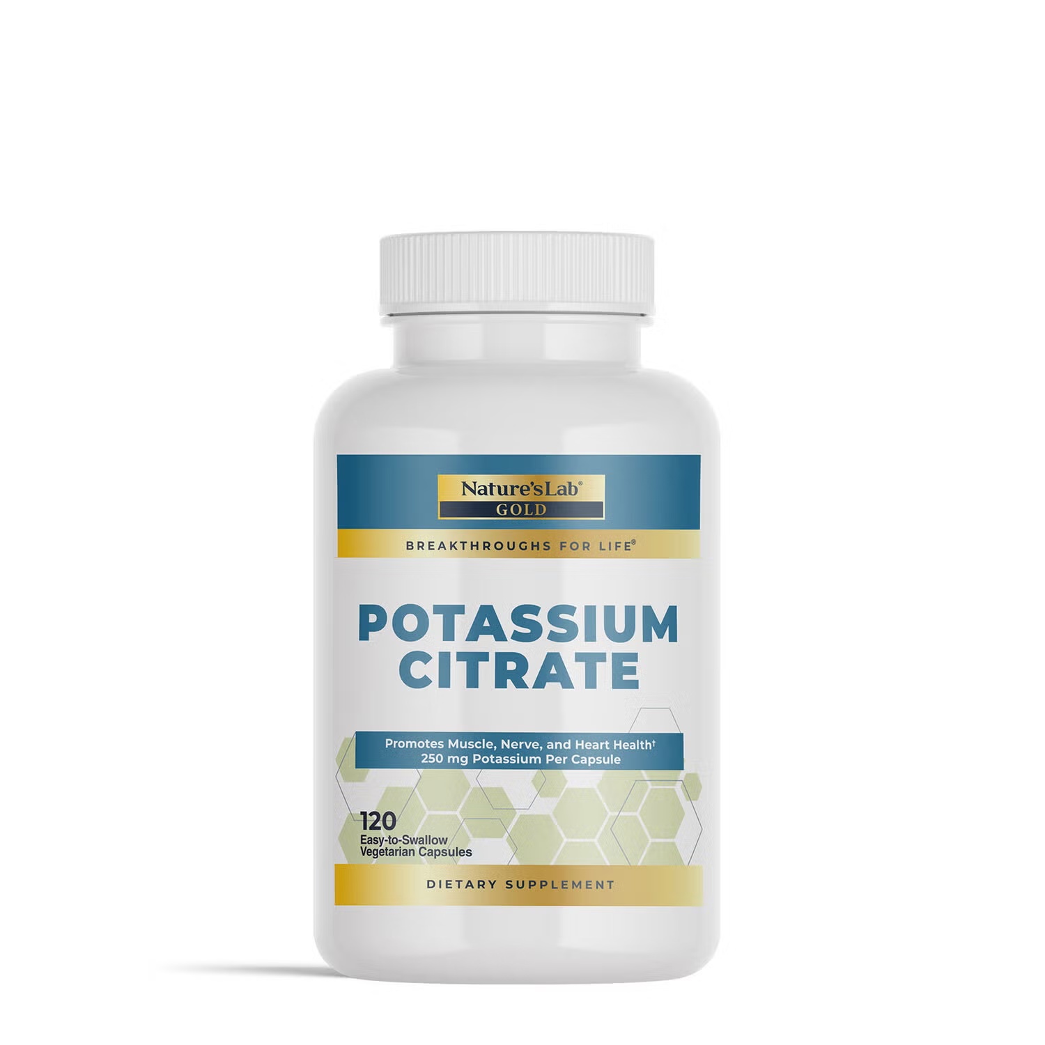 Potassium Citrate - 120 Vegetarian Capsules (120 Servings)
