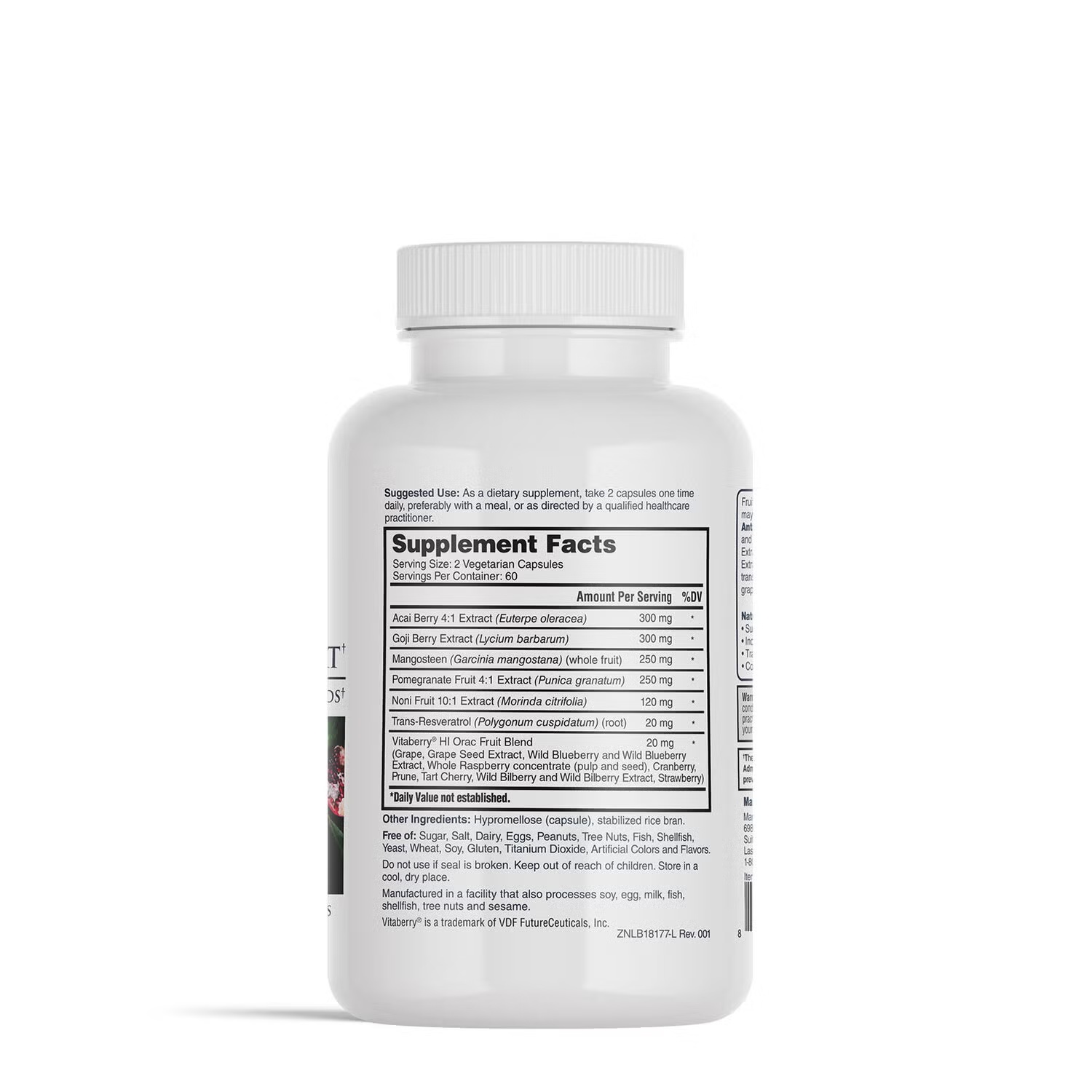 Super Antioxidant Support - 120 Vegetarian Capsules (60 Servings)