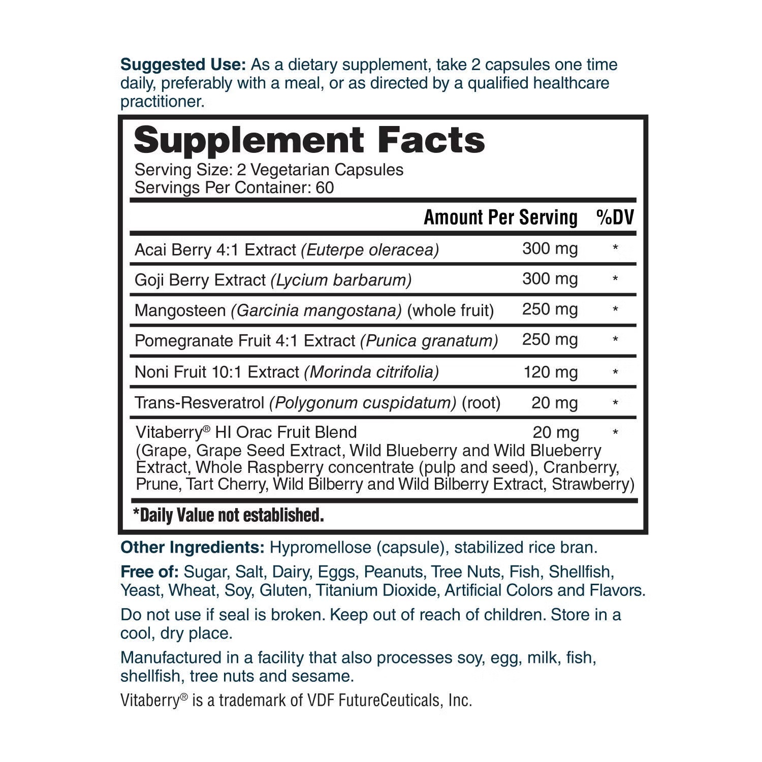 Super Antioxidant Support - 120 Vegetarian Capsules (60 Servings) 3 Super Antioxidant Support - 120 Vegetarian Capsules (60 Servings)
