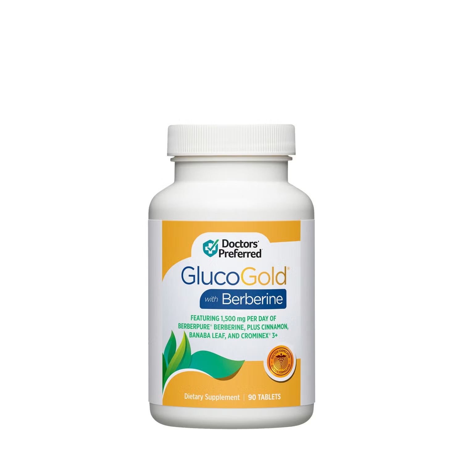 GlucoGold® with Berberine - 90 Tablets (90 Servings)