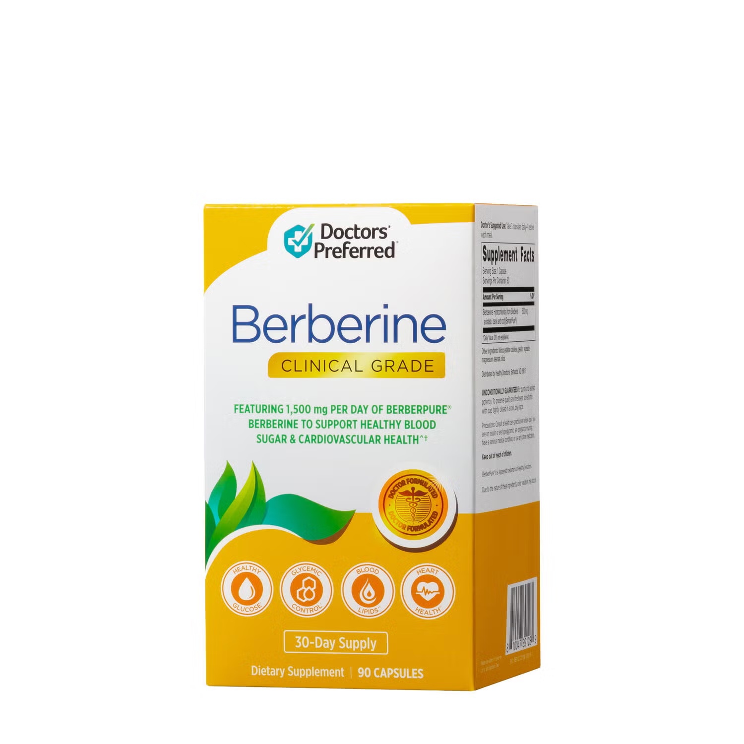 Berberine Clinical Grade - 90 Capsules (30 Servings)