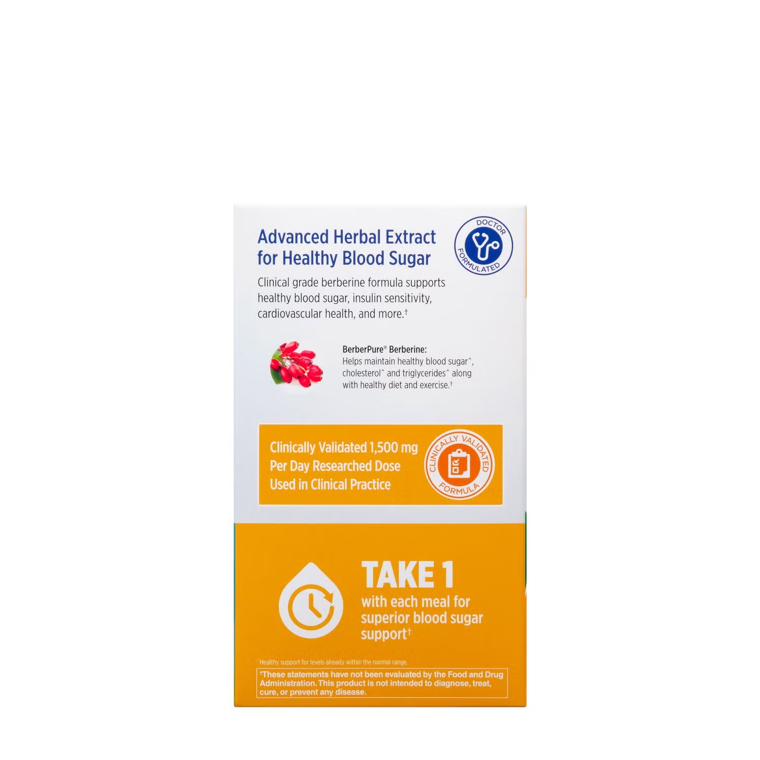 Berberine Clinical Grade - 90 Capsules (30 Servings)