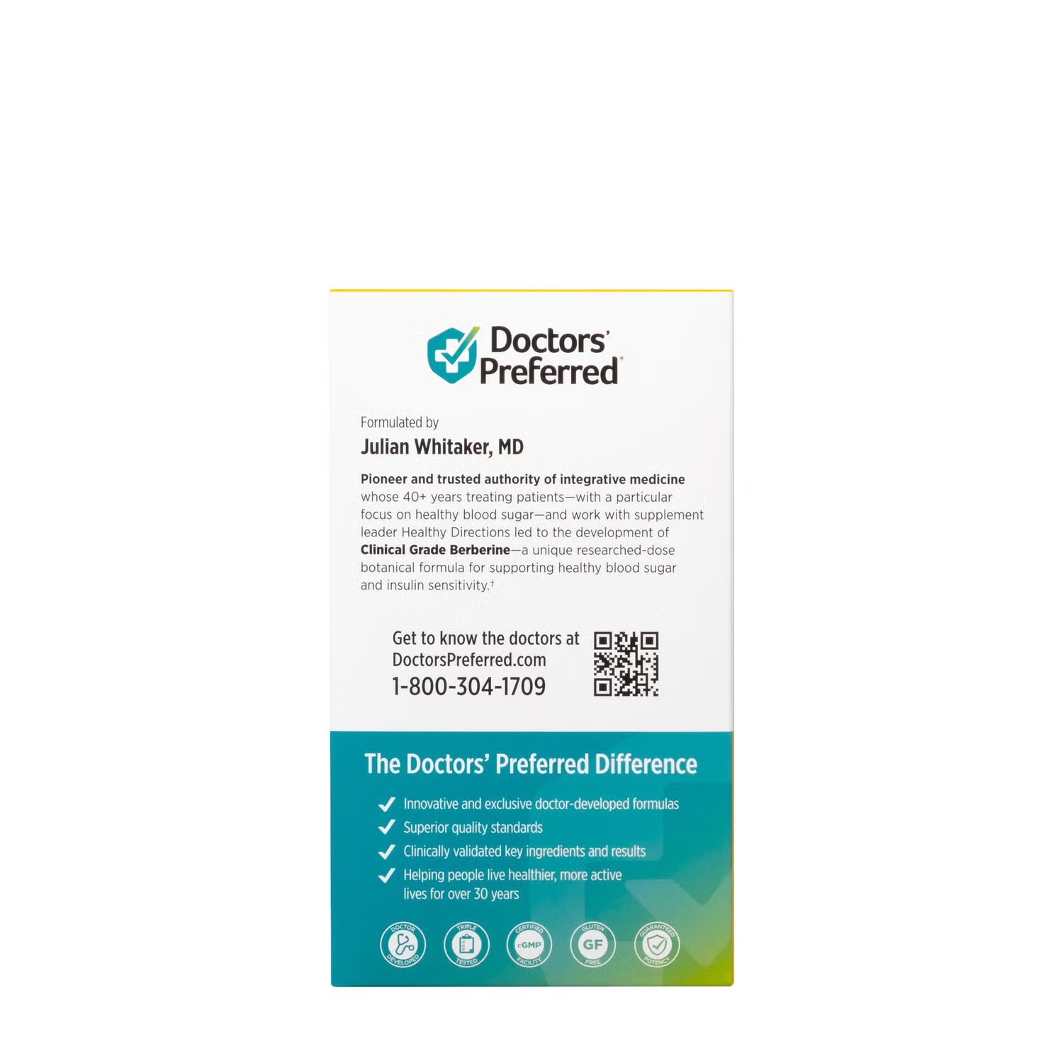 Berberine Clinical Grade - 90 Capsules (30 Servings)