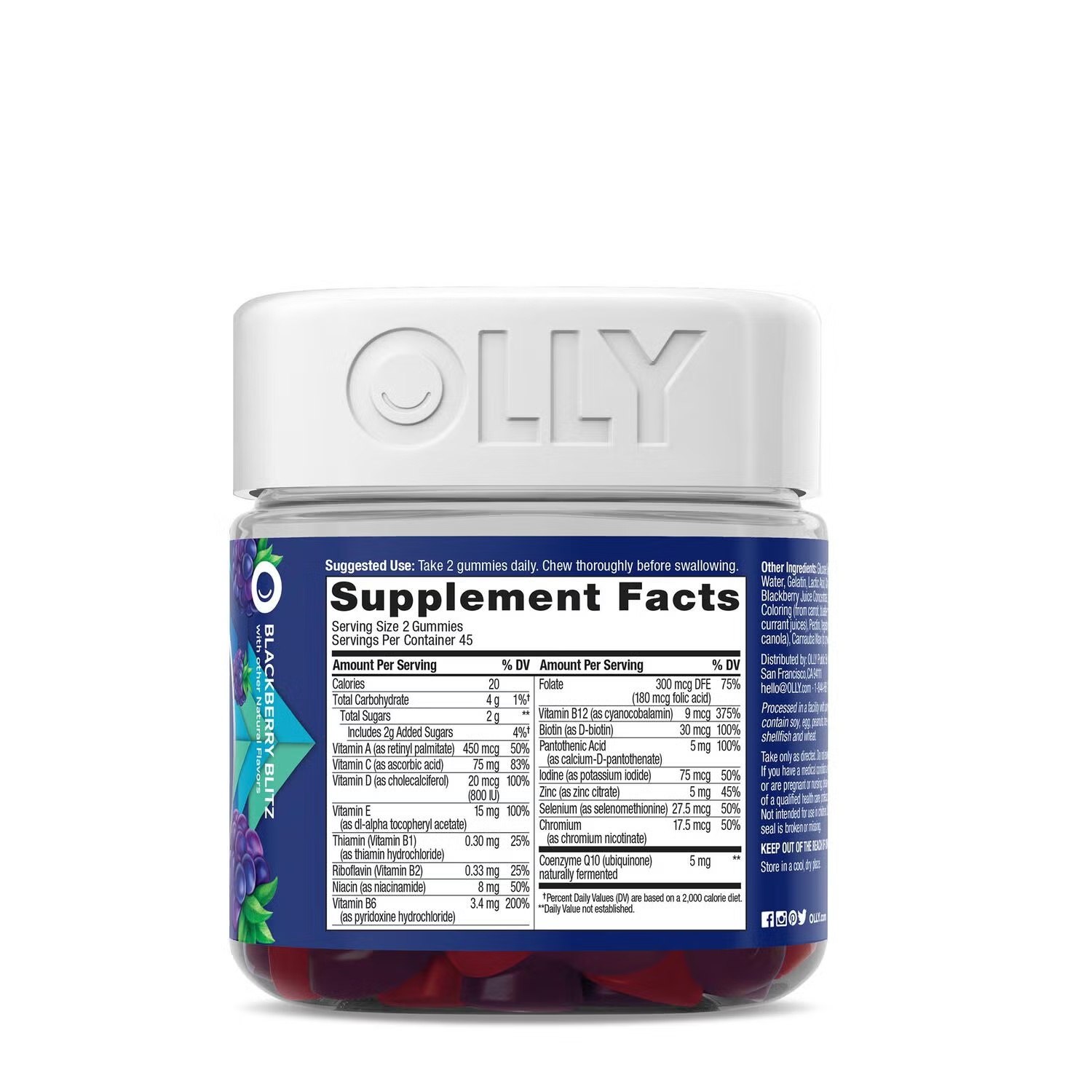 Men's Multi Gummies - Blackberry Blitz - 90 Gummies (45 Servings) 2 Men's Multi Gummies - Blackberry Blitz - 90 Gummies (45 Servings)